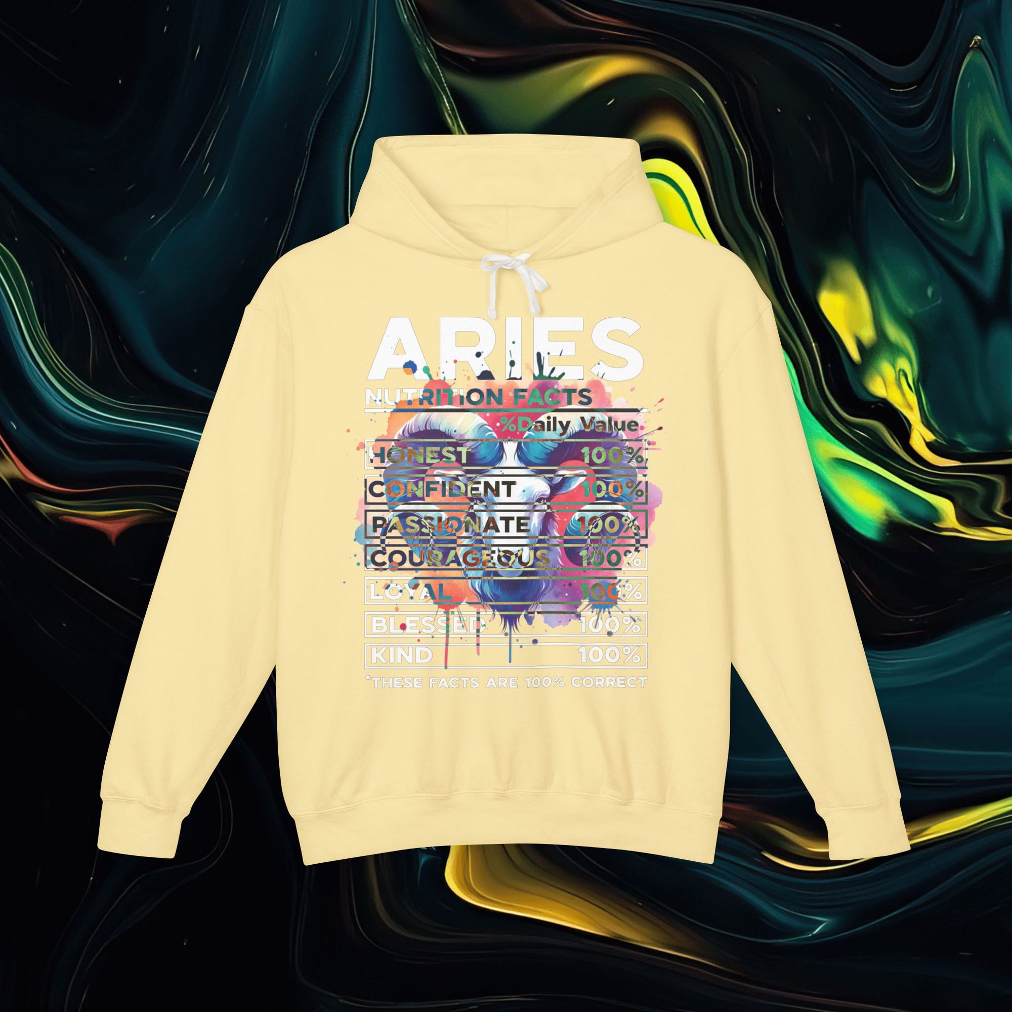 Aries | Comfort Colors 1467 | Unisex Lightweight Hooded Sweatshirt