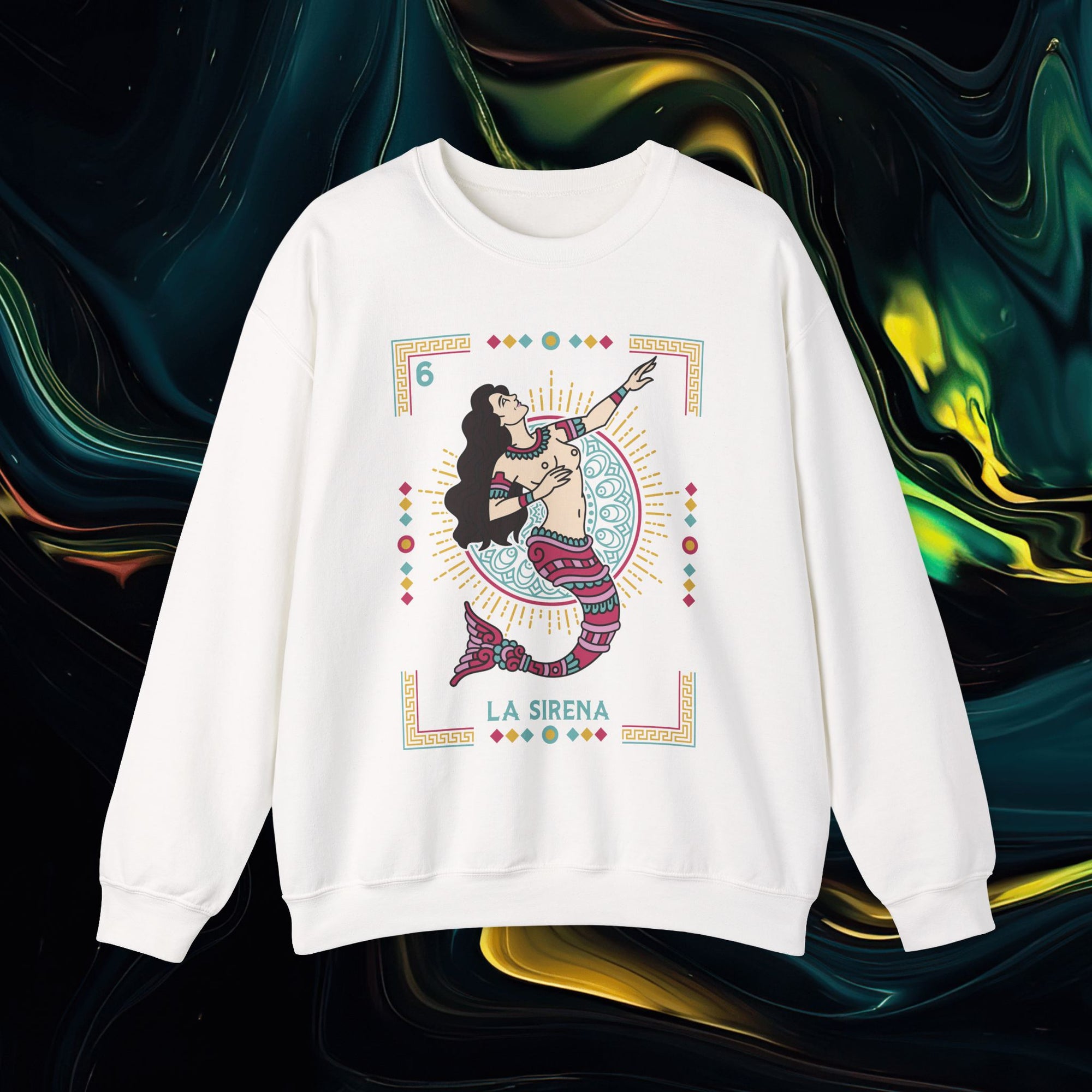 Sirena | Gildan 18000 | Unisex Heavy Blend™ Crewneck Sweatshirt