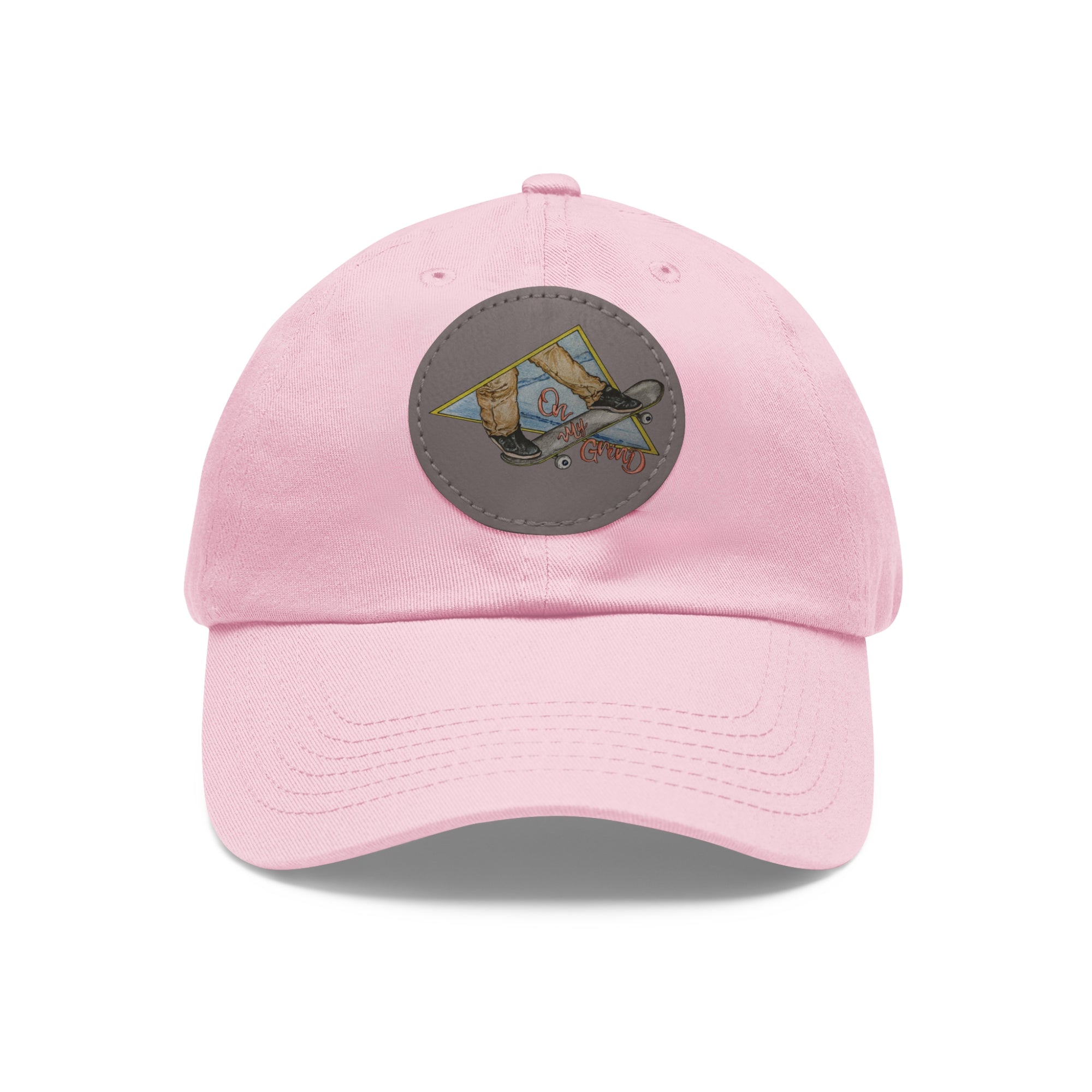 On My Grind | Dad Hat with Leather Patch