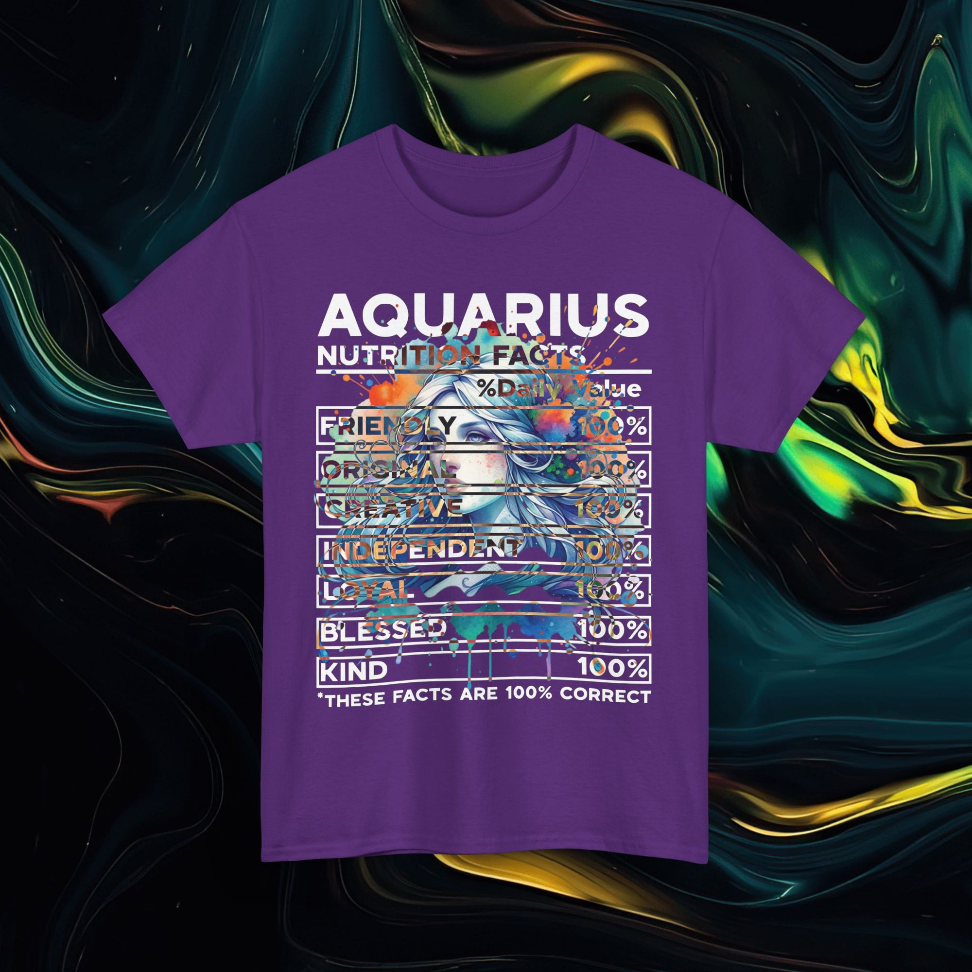 Aquarius | Gildan 5000 | Unisex Heavy Cotton Tee