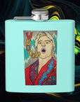 Wooo | Stainless Steel Flask - 6oz Hip Flask for Parties & Celebrations