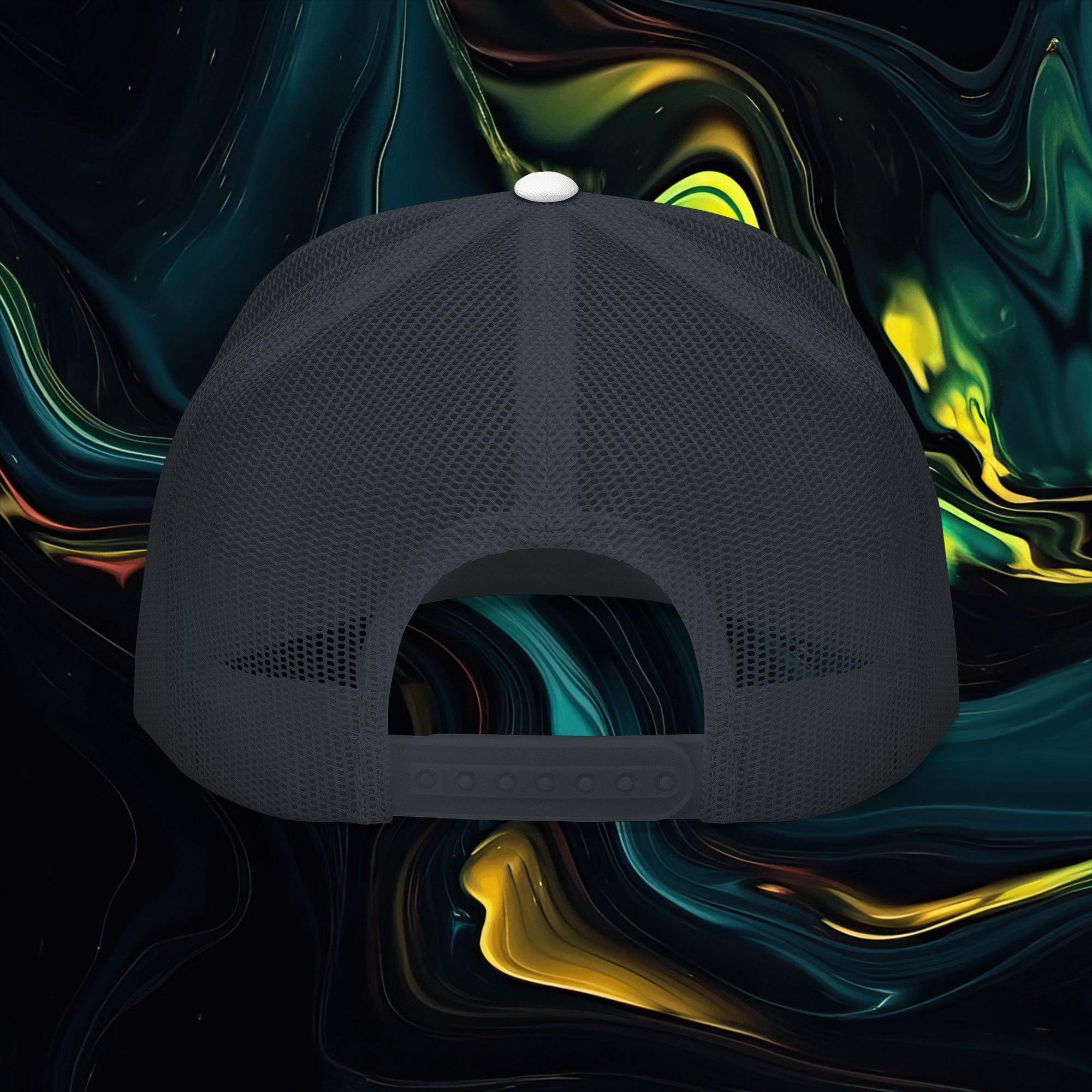 Solano Designs | Embroidered 5 Panel Trucker Cap - Trendy Casual Hat for Everyday Wear