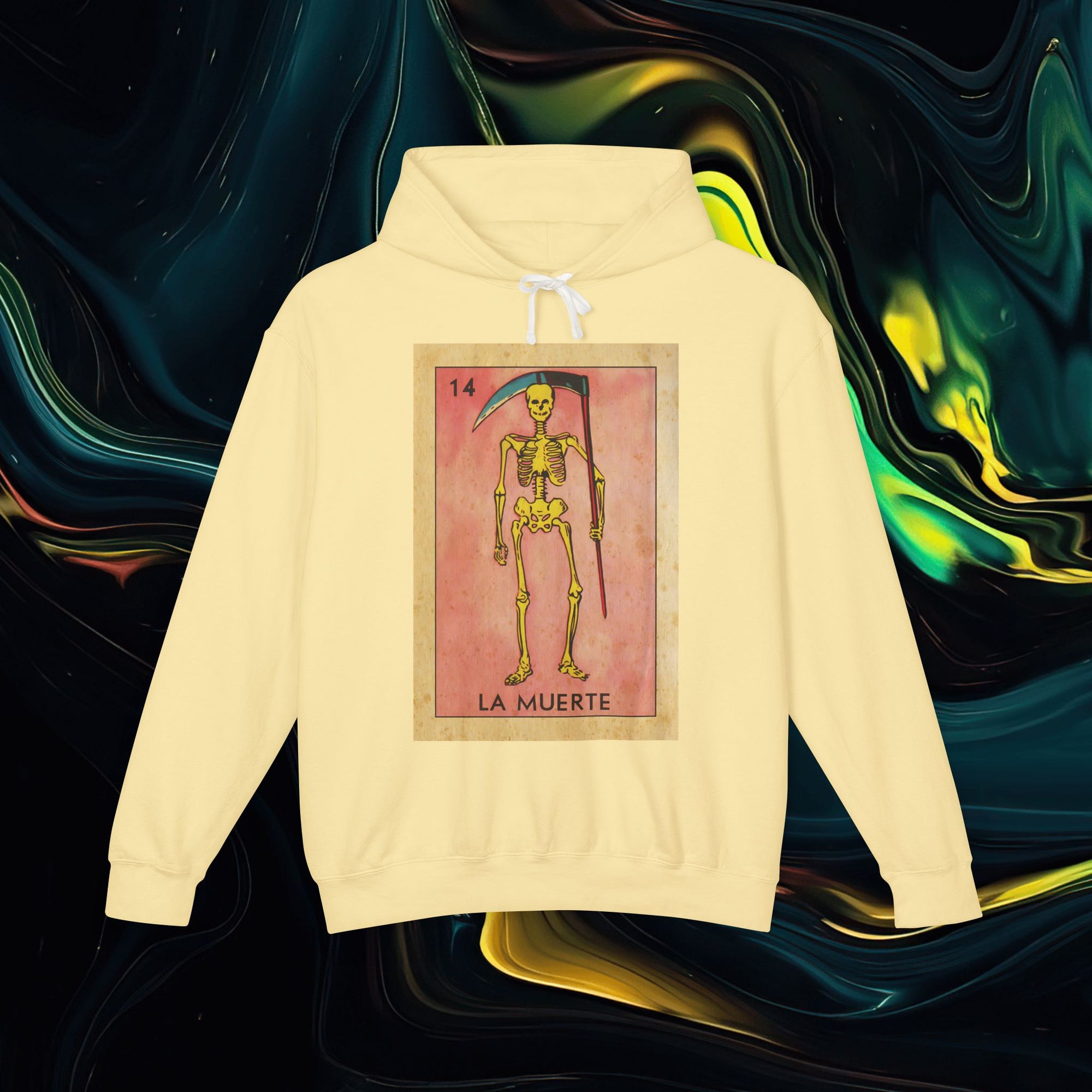 Muerte | Comfort Colors 1467 | Unisex Lightweight Hooded Sweatshirt