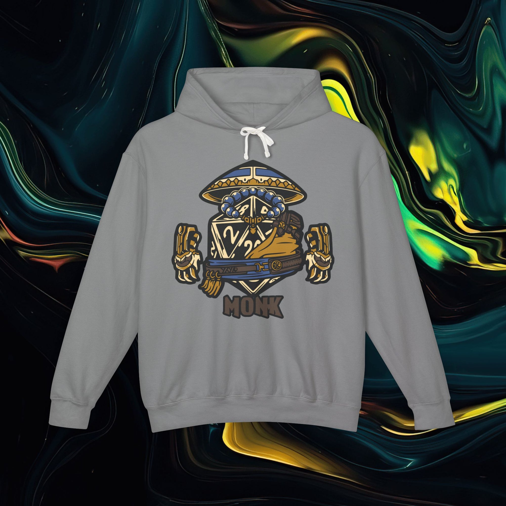 Monk | Comfort Colors 1467 | Unisex Lightweight Hooded Sweatshirt