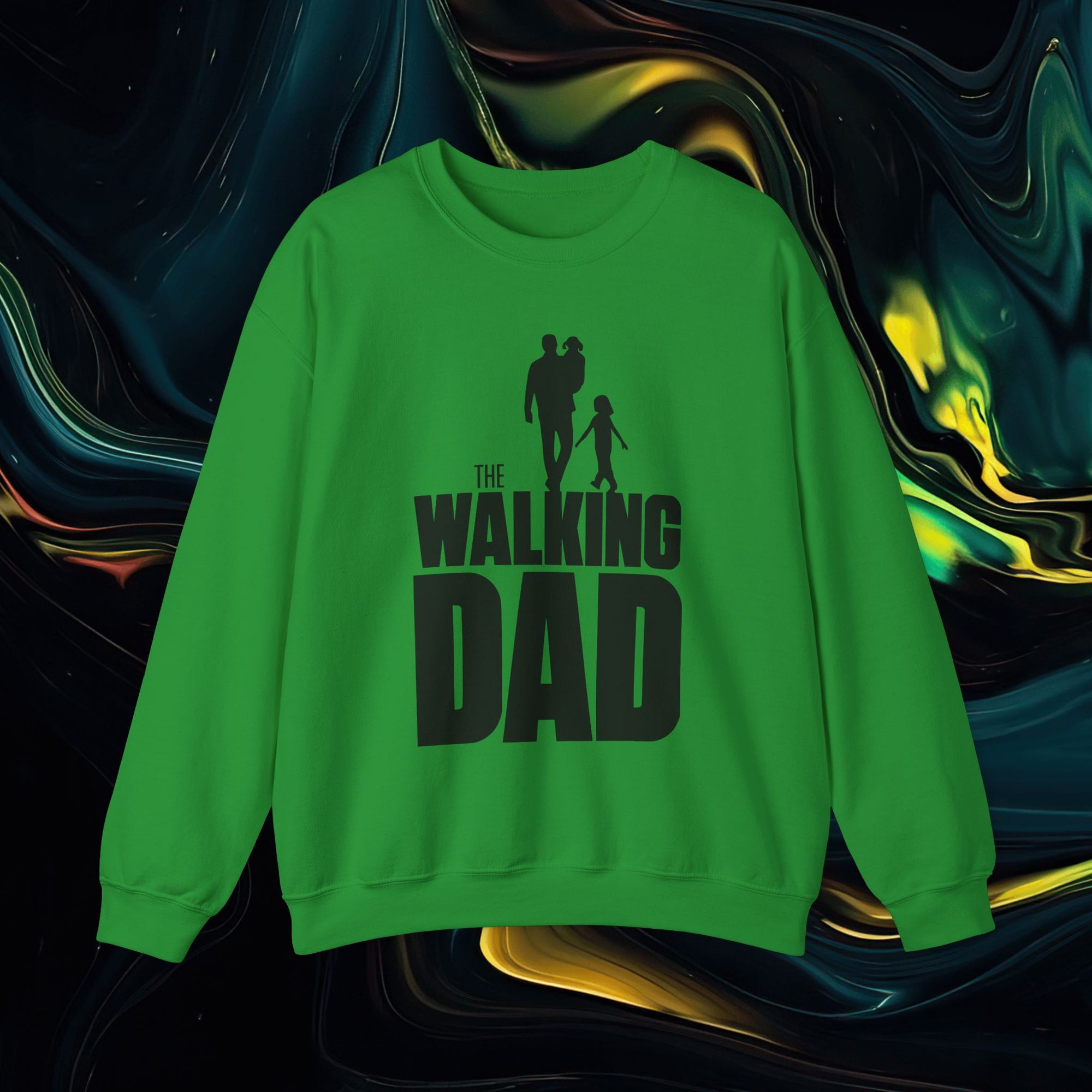 The Walking Dad | Gildan 18000 | Unisex Heavy Blend™ Crewneck Sweatshirt