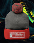 Rated R | Pom-Pom Knit Cap (Embroidery)