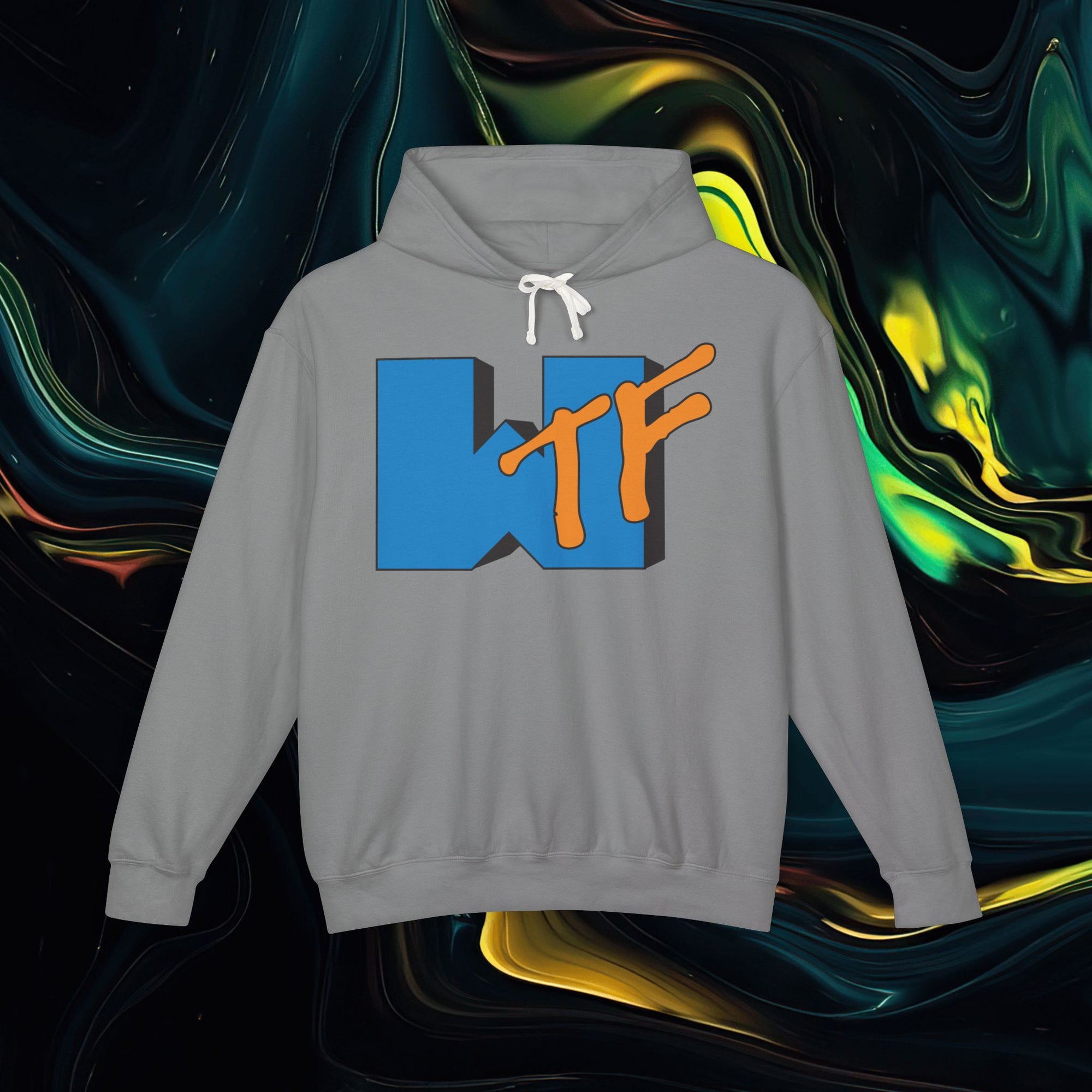Wtf | Comfort Colors 1467 | Unisex Lightweight Hooded Sweatshirt