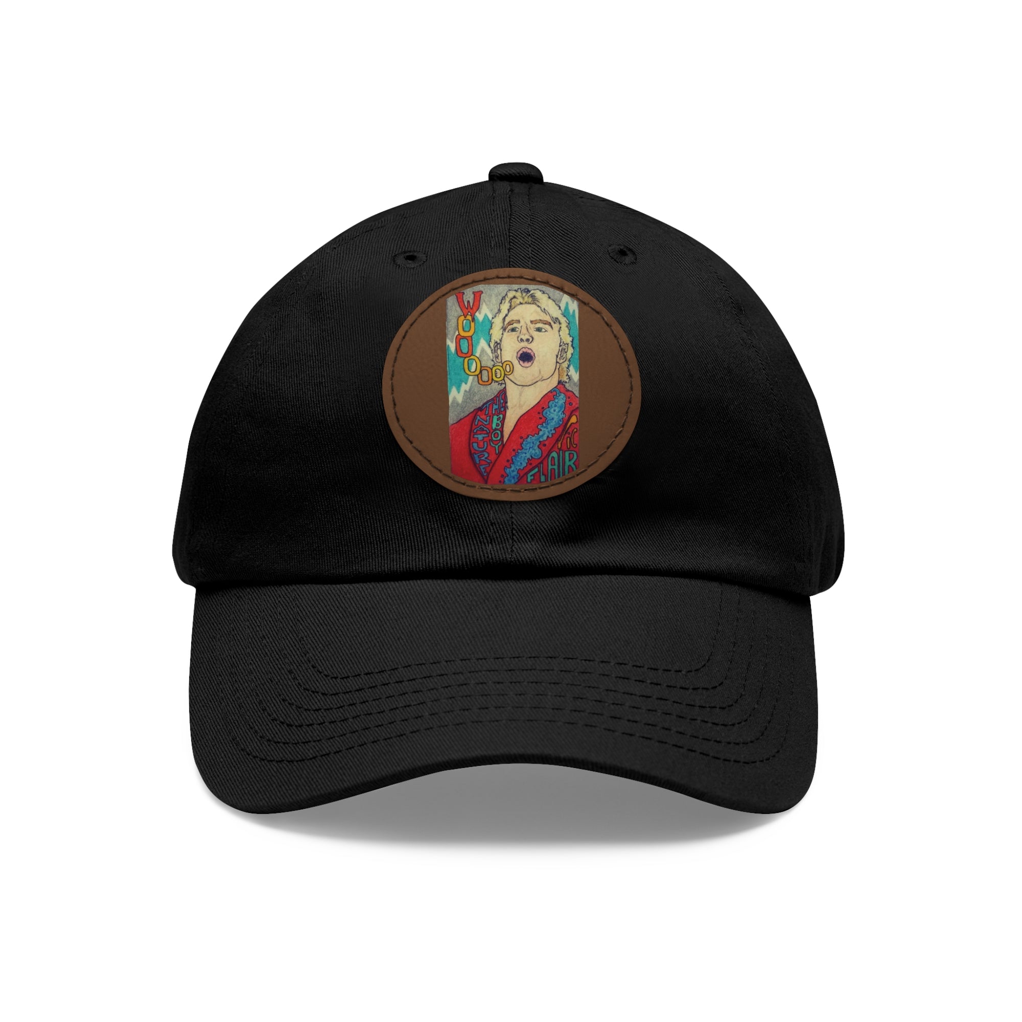 Wooo | Dad Hat with Leather Patch