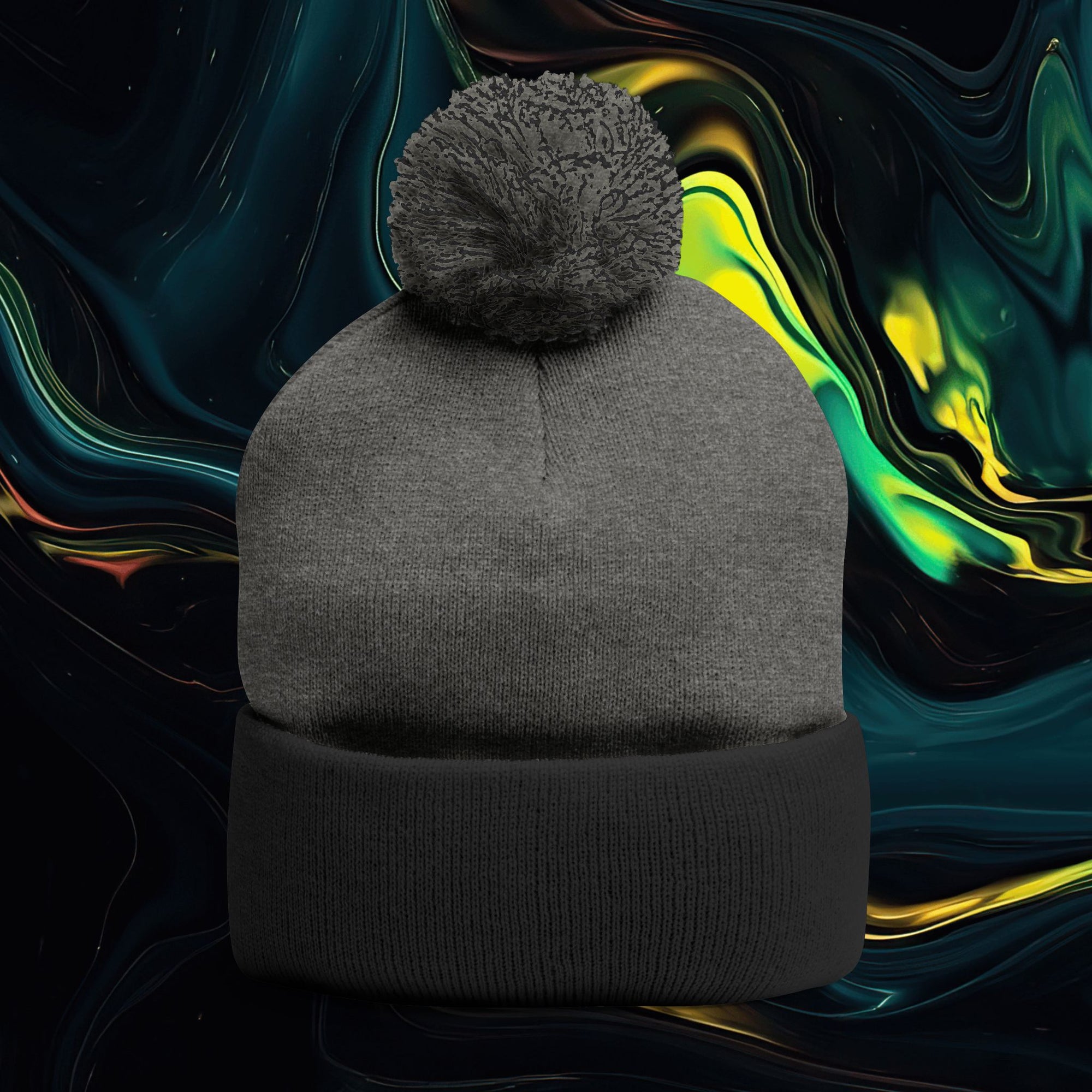 Rated R | Pom-Pom Knit Cap (Embroidery)