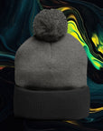 Rated R | Pom-Pom Knit Cap (Embroidery)