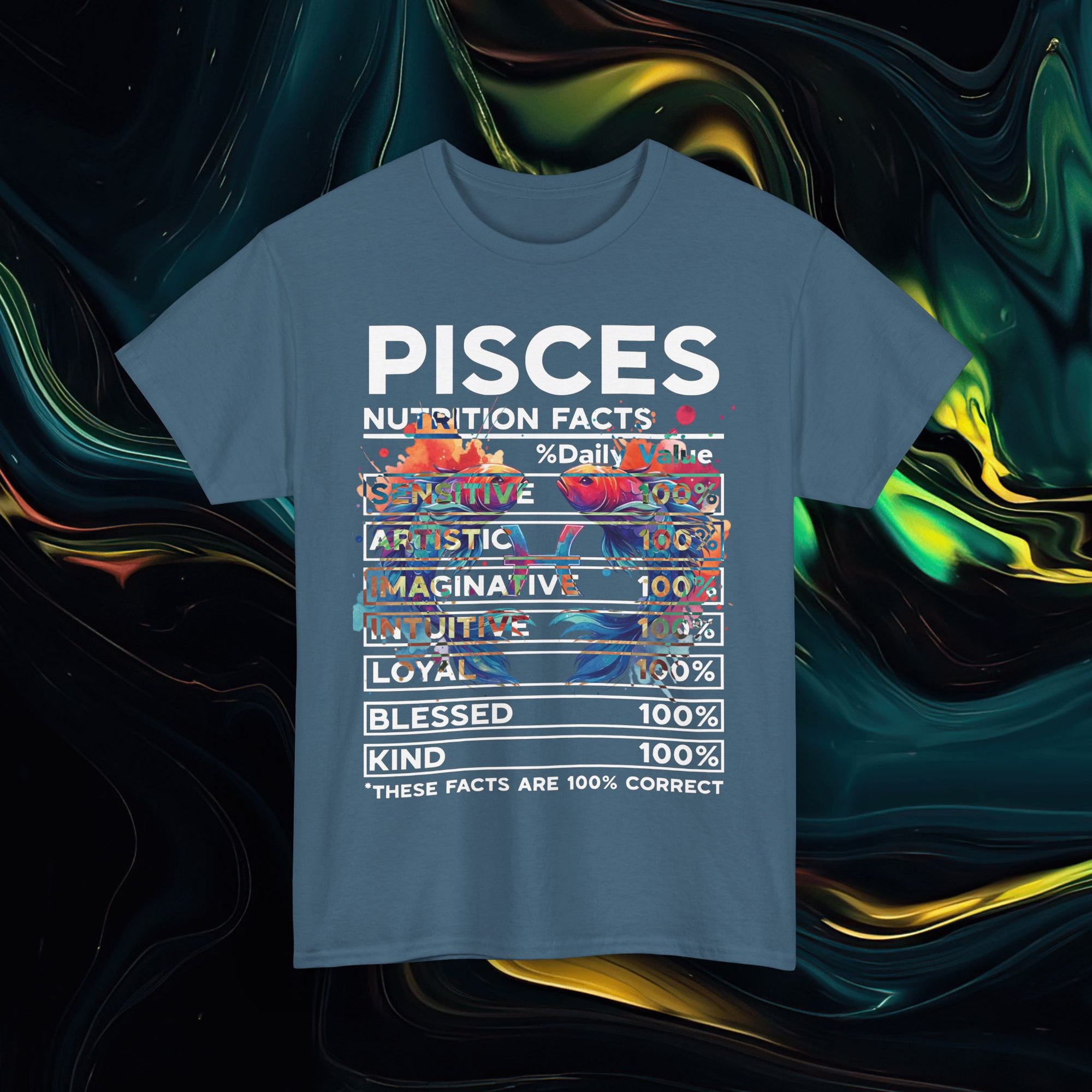 Pisces | Gildan 5000 | Unisex Heavy Cotton Tee