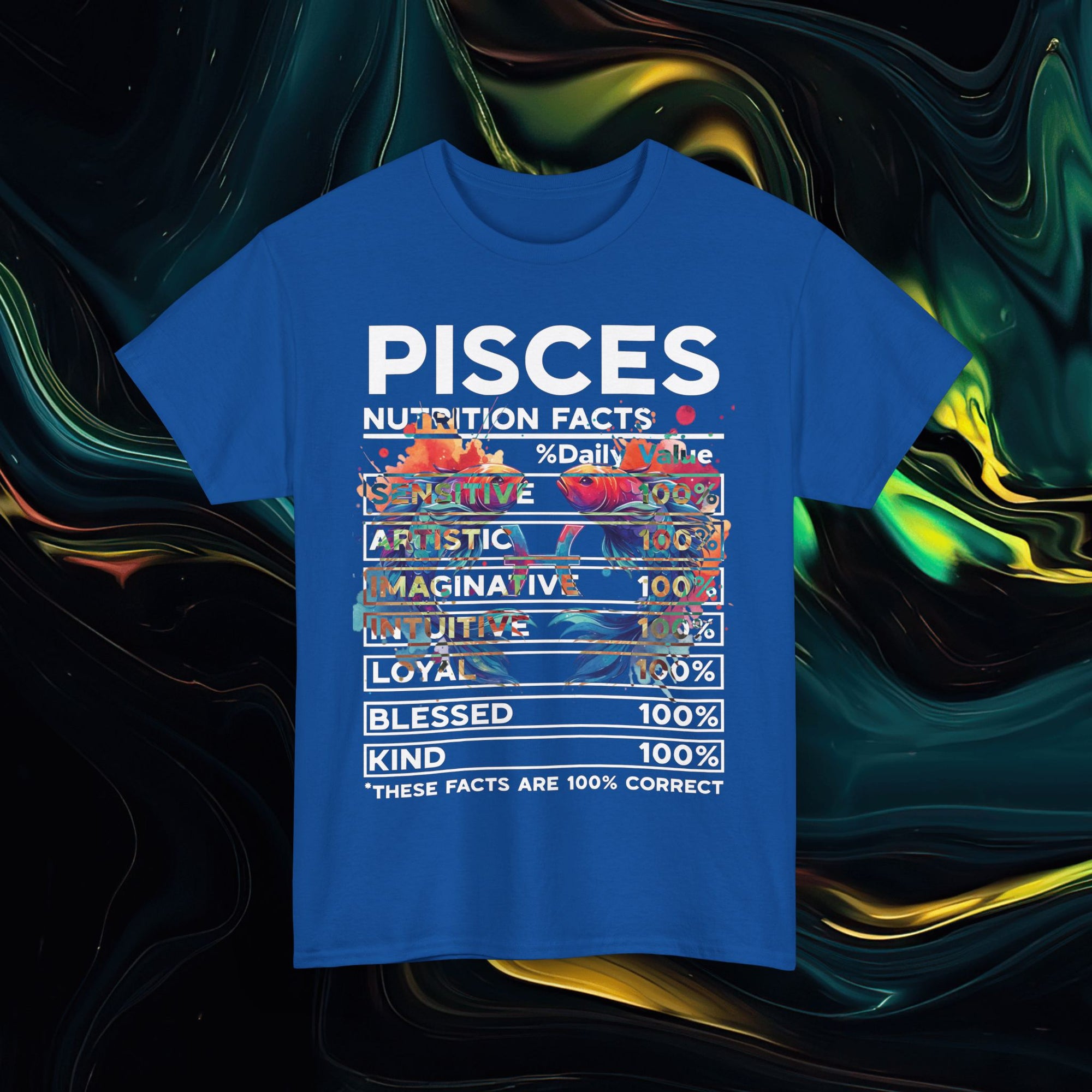 Pisces | Gildan 5000 | Unisex Heavy Cotton Tee