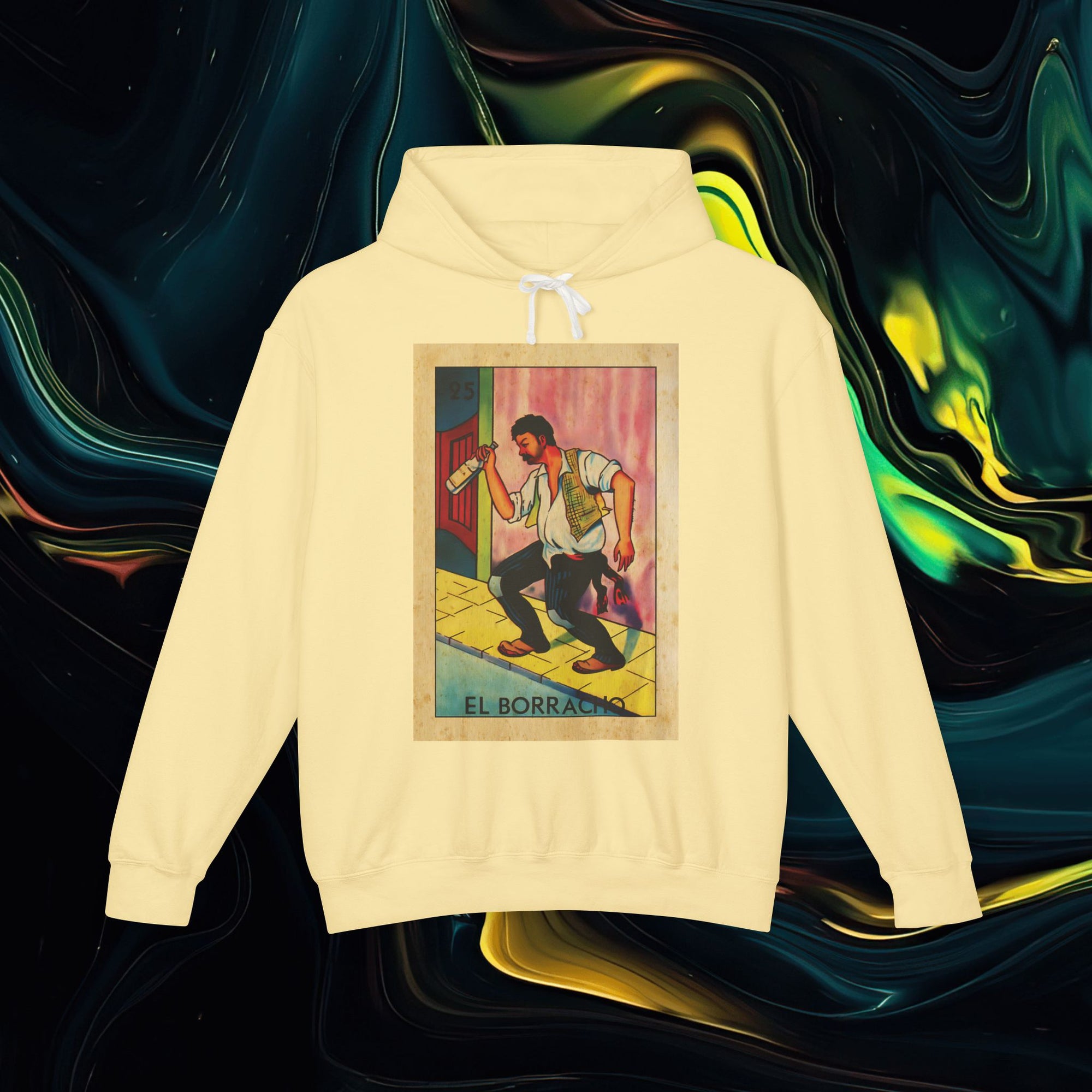 Borracho | Comfort Colors 1467 | Unisex Lightweight Hooded Sweatshirt