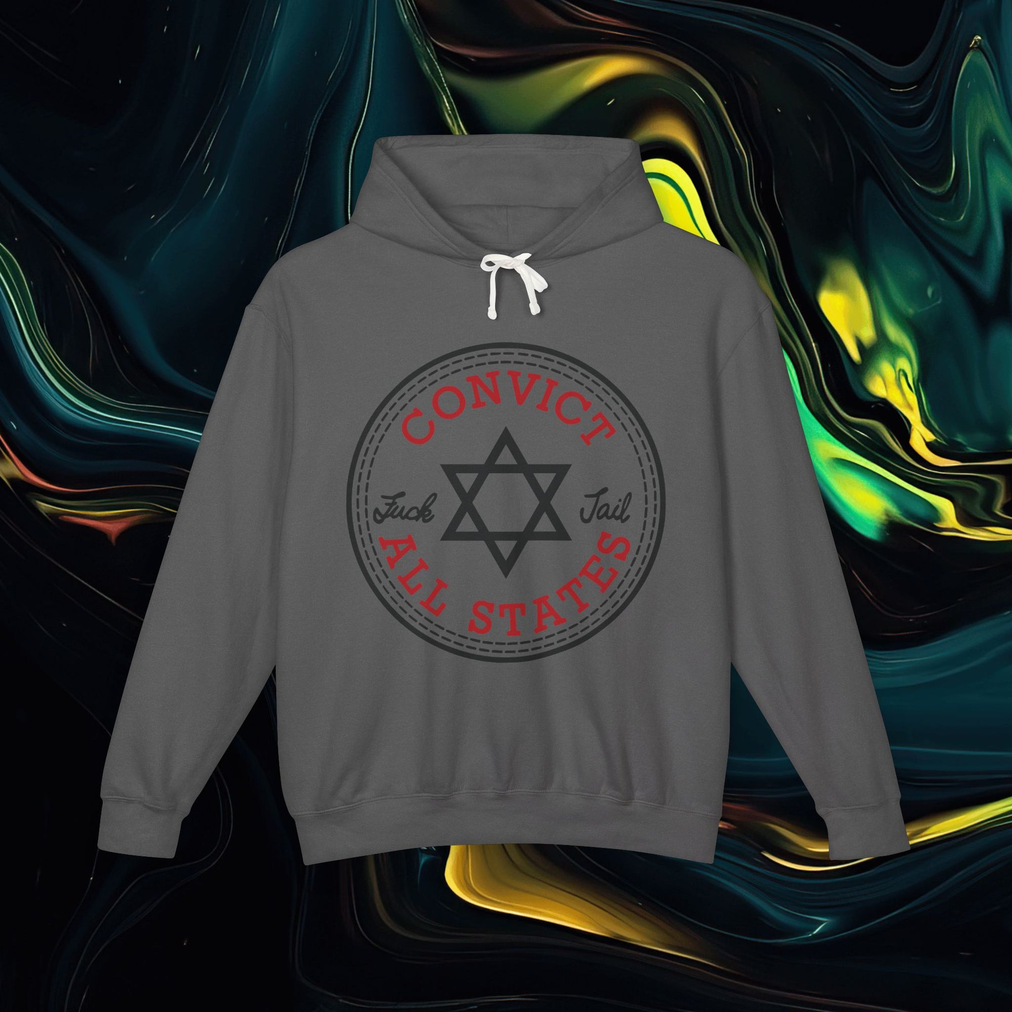 Convict | Comfort Colors 1467 | Unisex Lightweight Hooded Sweatshirt