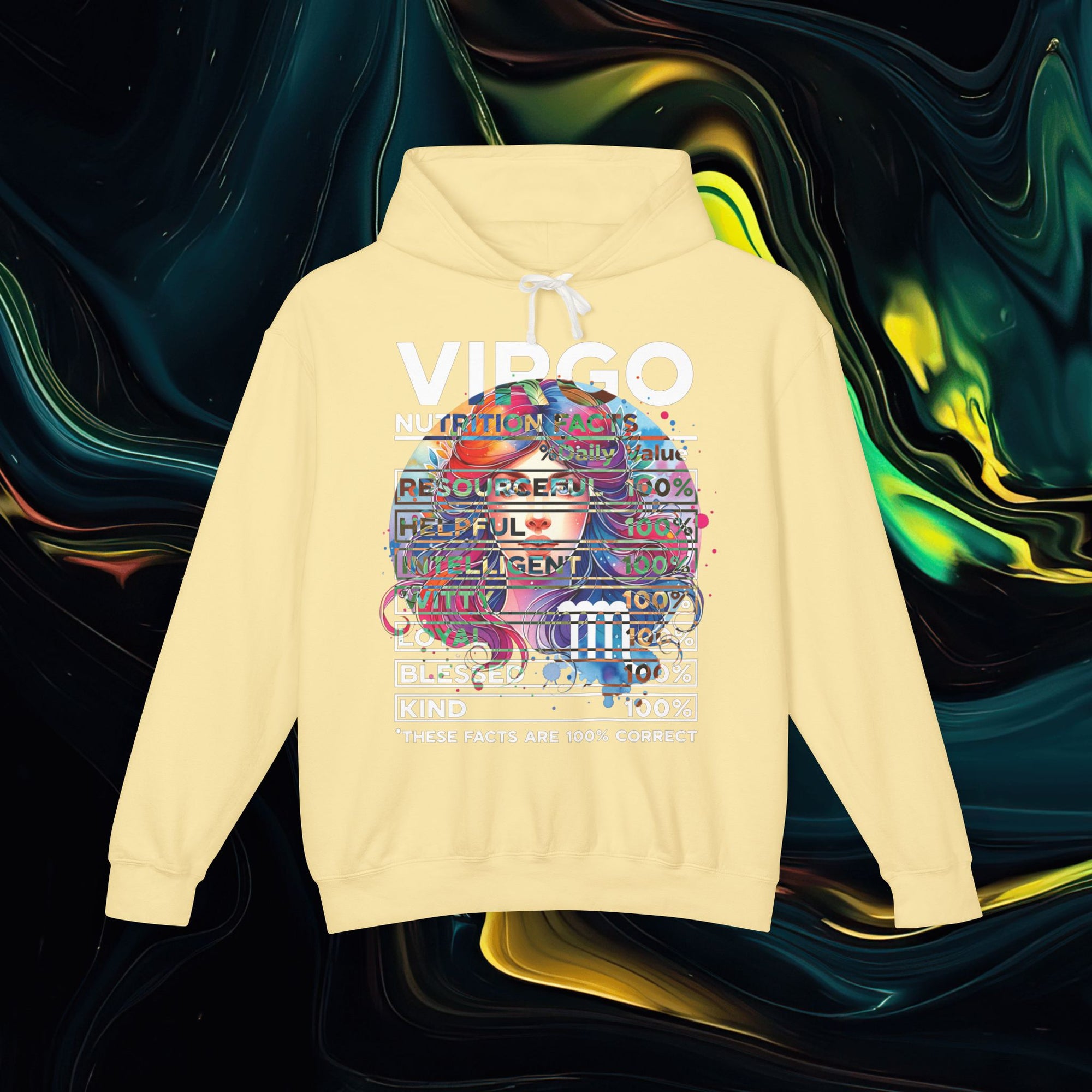 Virgo | Comfort Colors 1467 | Unisex Lightweight Hooded Sweatshirt