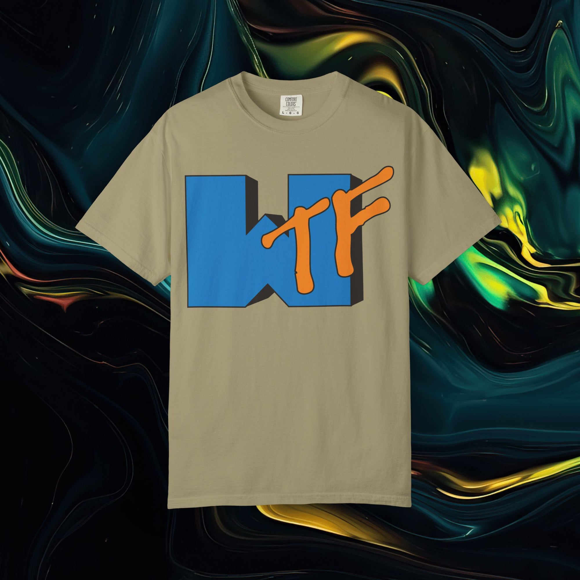 Wtf | Comfort Colors C1717 | Unisex Garment-Dyed T-shirt