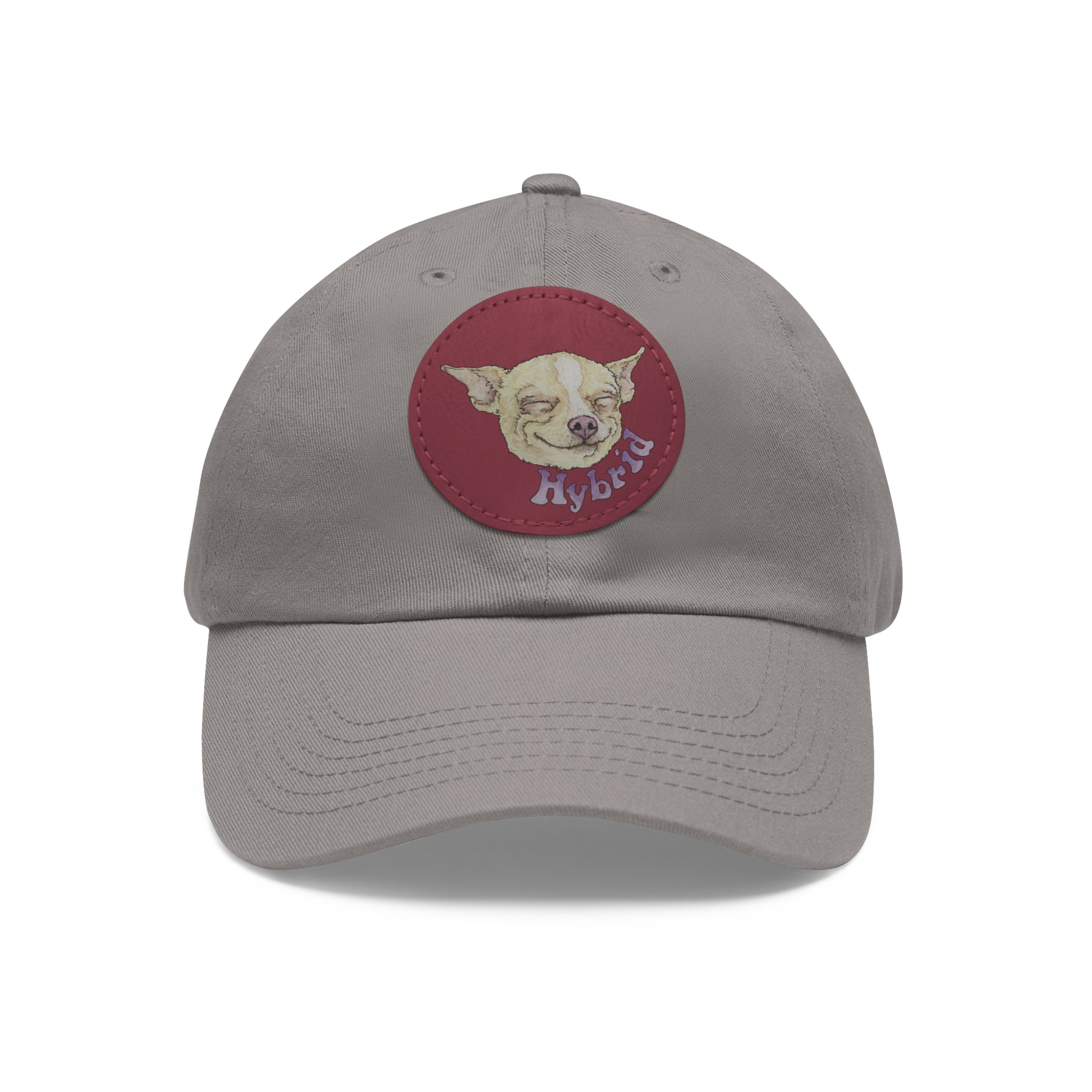 Hybrid | Dad Hat with Leather Patch