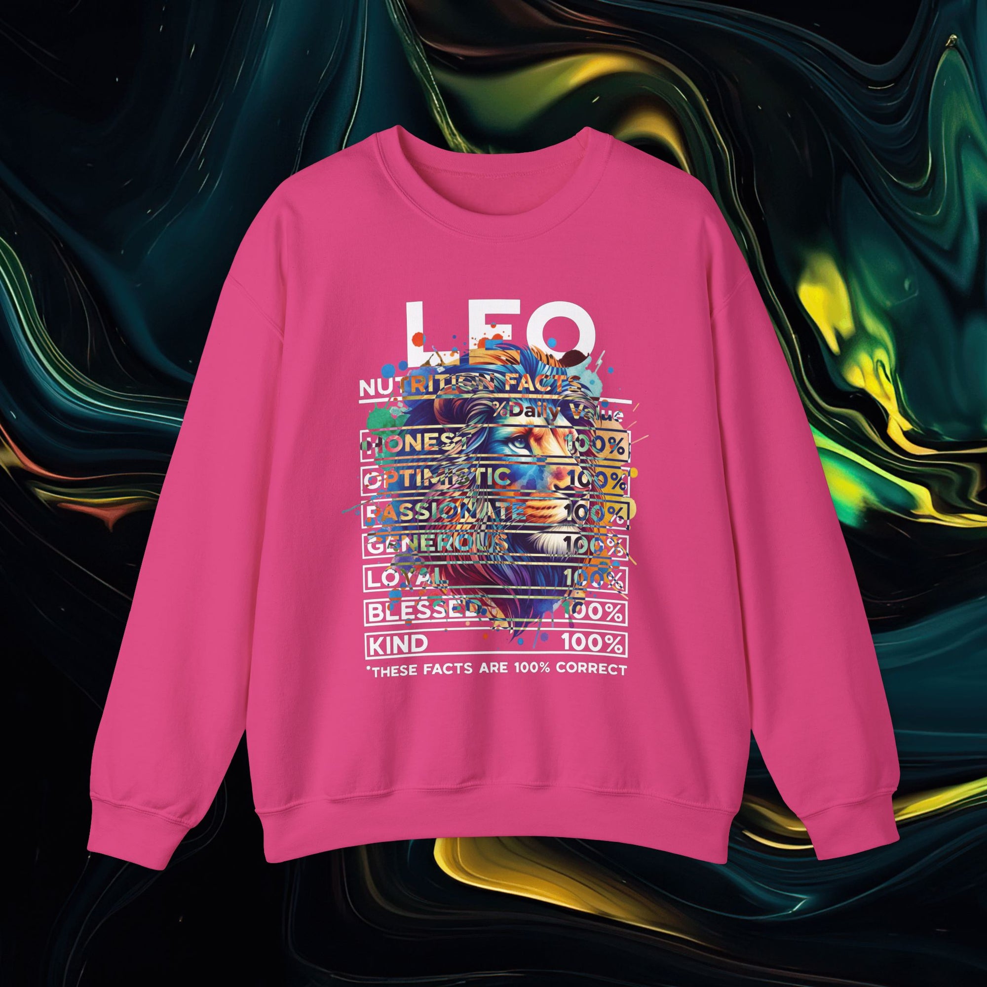 Leo | Gildan 18000 | Unisex Heavy Blend™ Crewneck Sweatshirt