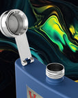 Wooo | Stainless Steel Flask - 6oz Hip Flask for Parties & Celebrations