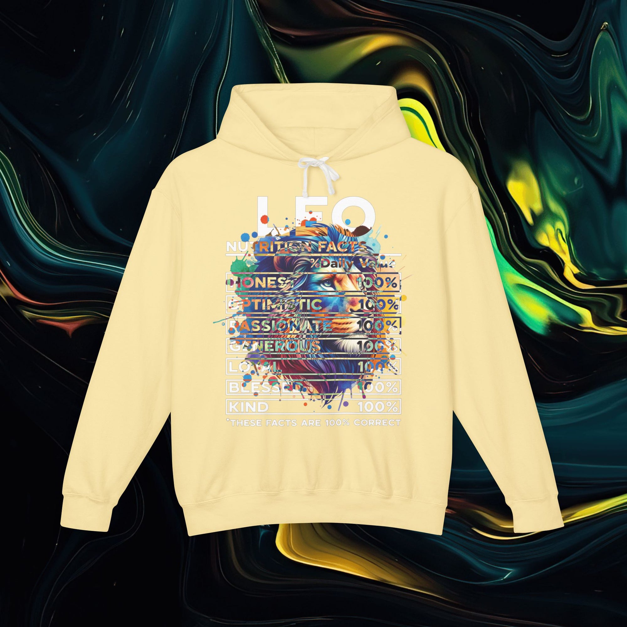 Leo | Comfort Colors 1467 | Unisex Lightweight Hooded Sweatshirt