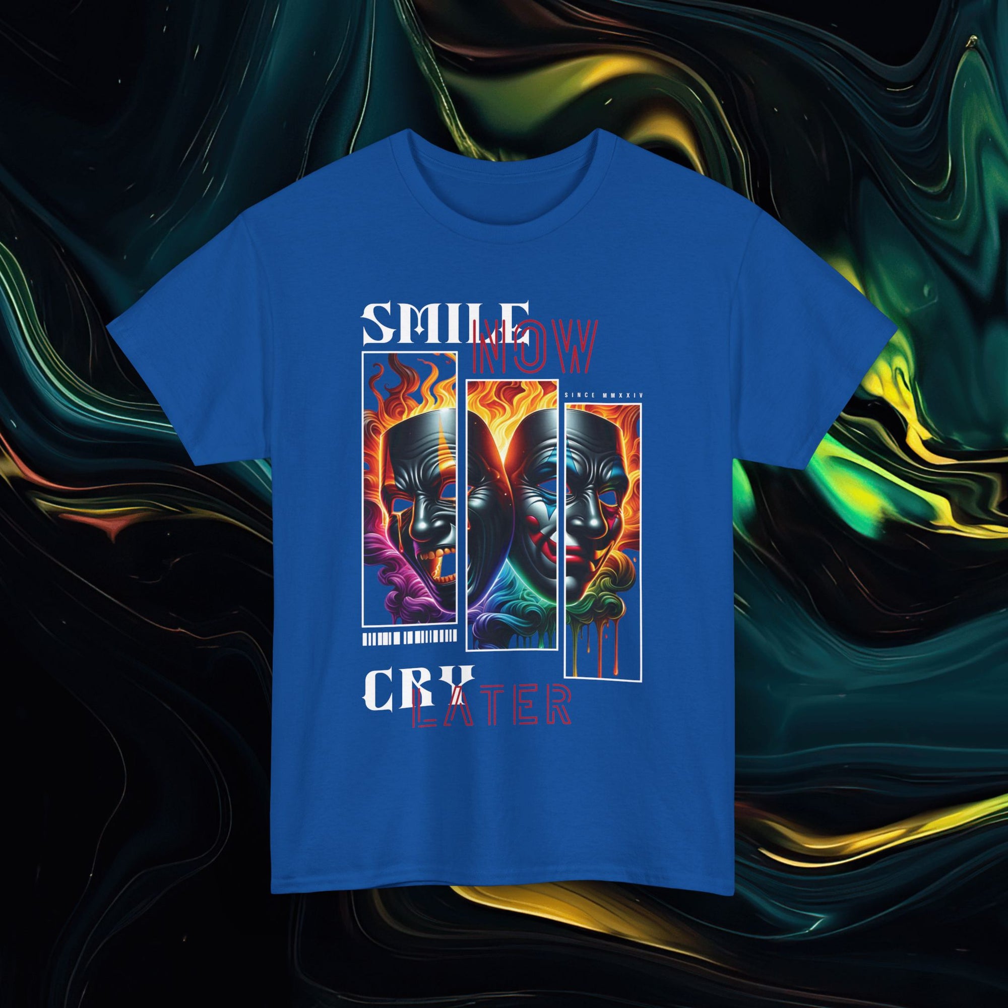 Smile Now Cry Later | Gildan 5000 | Unisex Heavy Cotton Tee