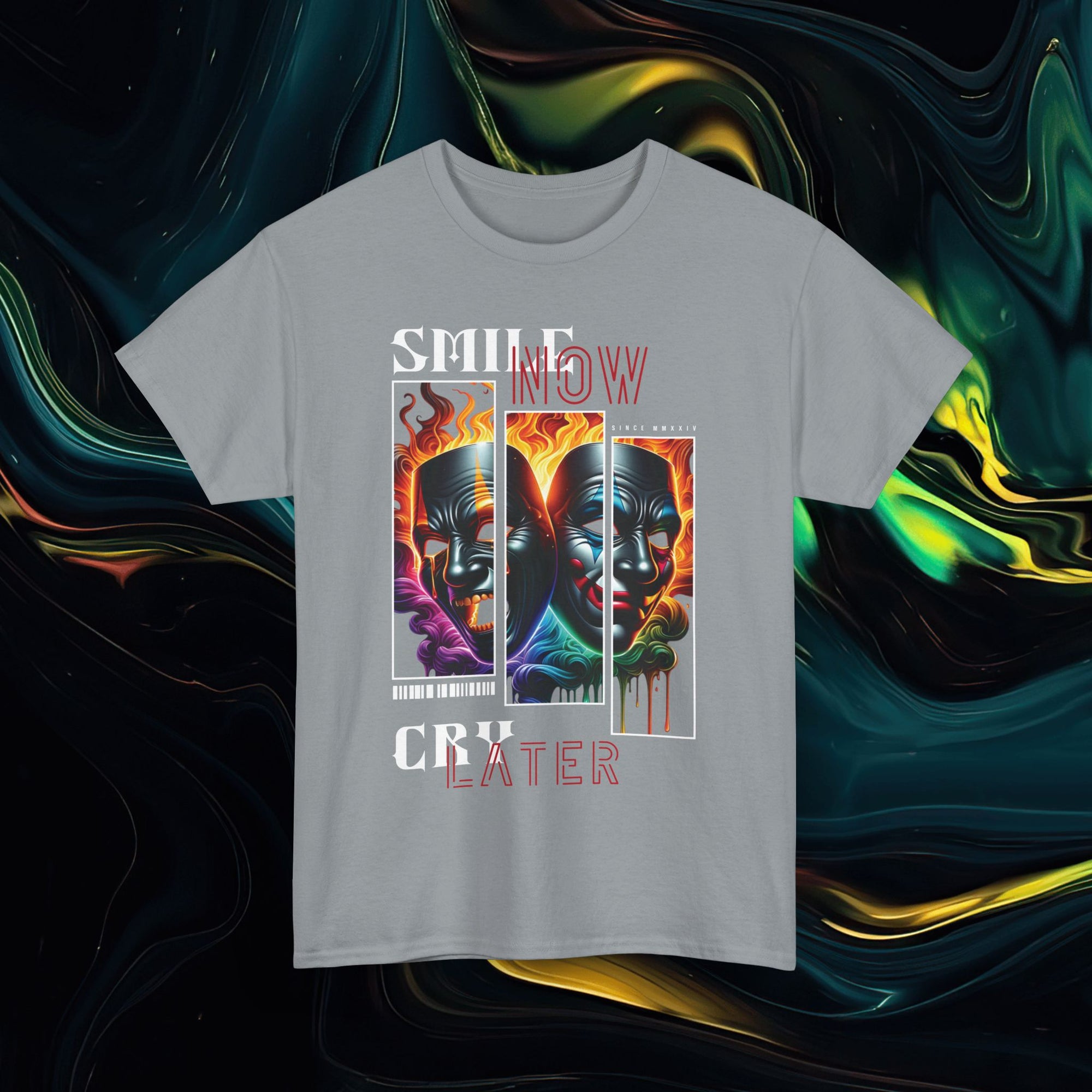 Smile Now Cry Later | Gildan 5000 | Unisex Heavy Cotton Tee