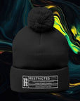 Rated R | Pom-Pom Knit Cap (Embroidery)