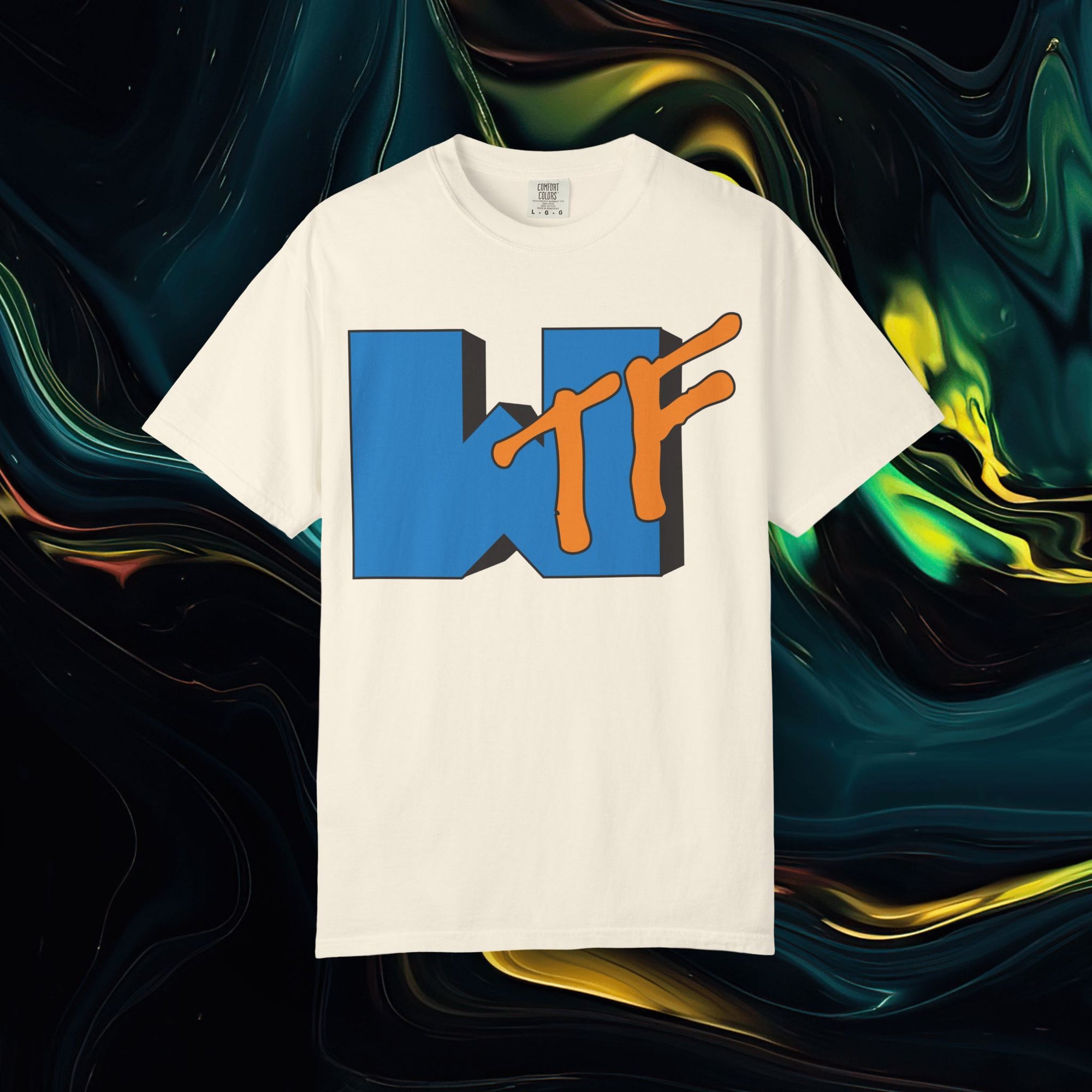 Wtf | Comfort Colors C1717 | Unisex Garment-Dyed T-shirt