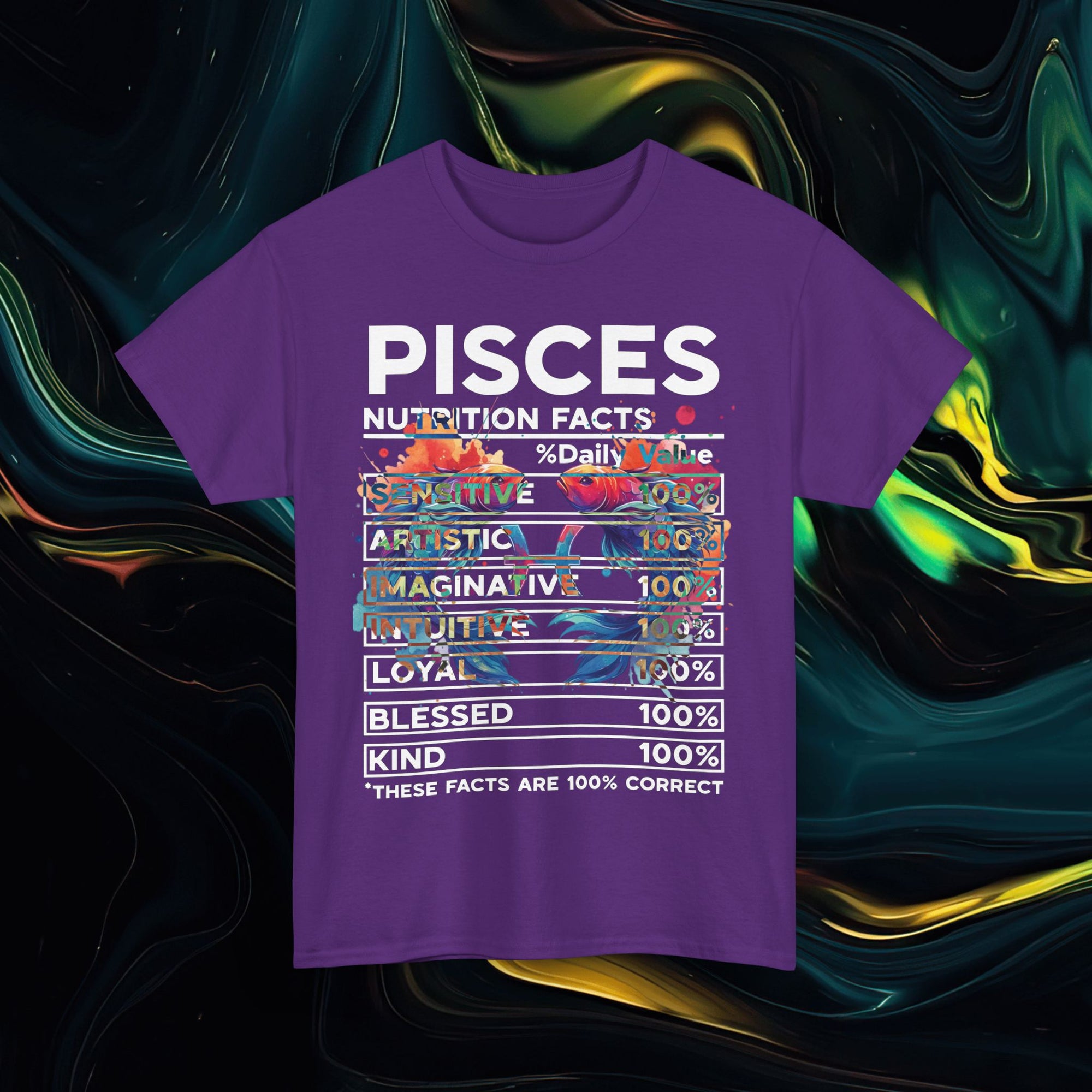 Pisces | Gildan 5000 | Unisex Heavy Cotton Tee