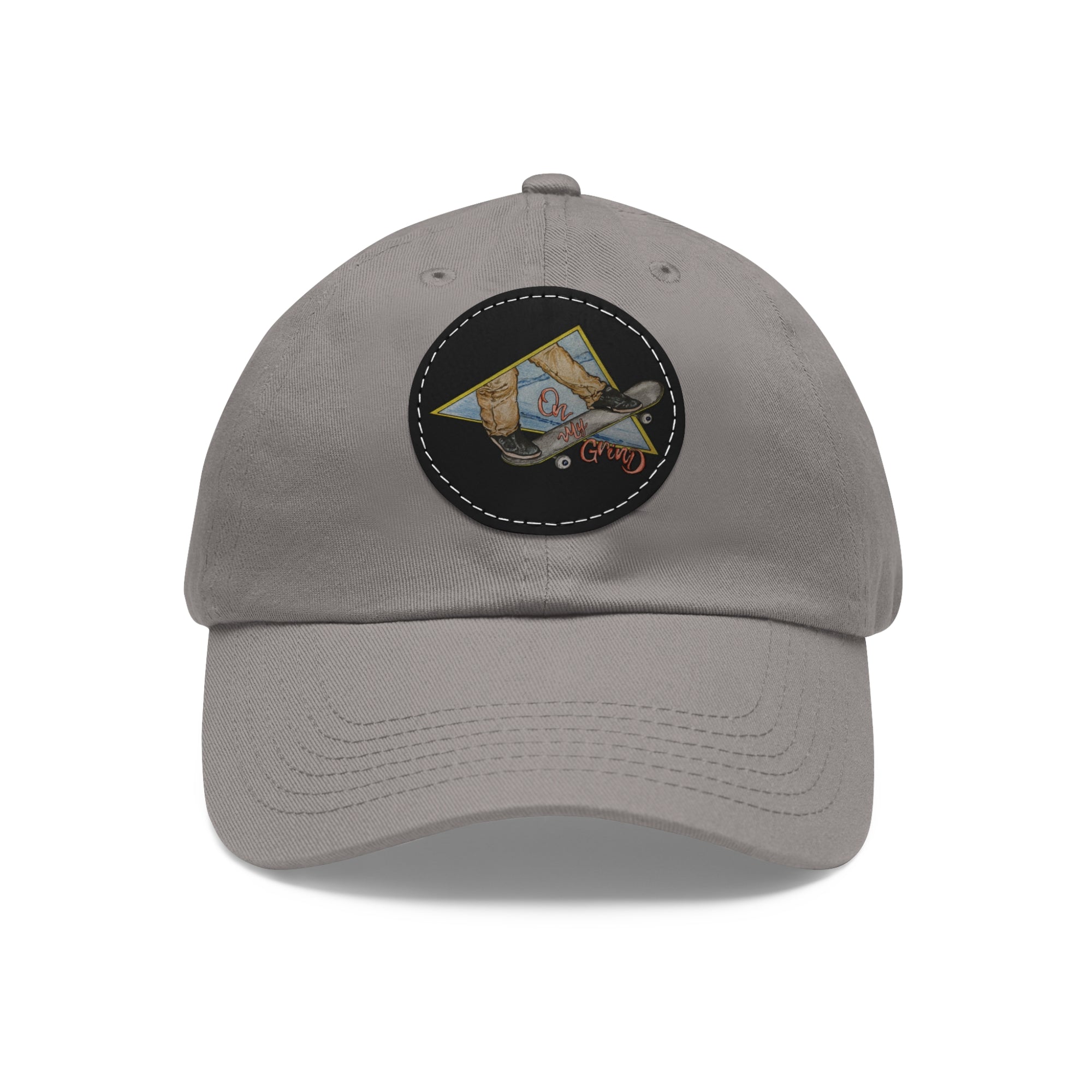On My Grind | Dad Hat with Leather Patch