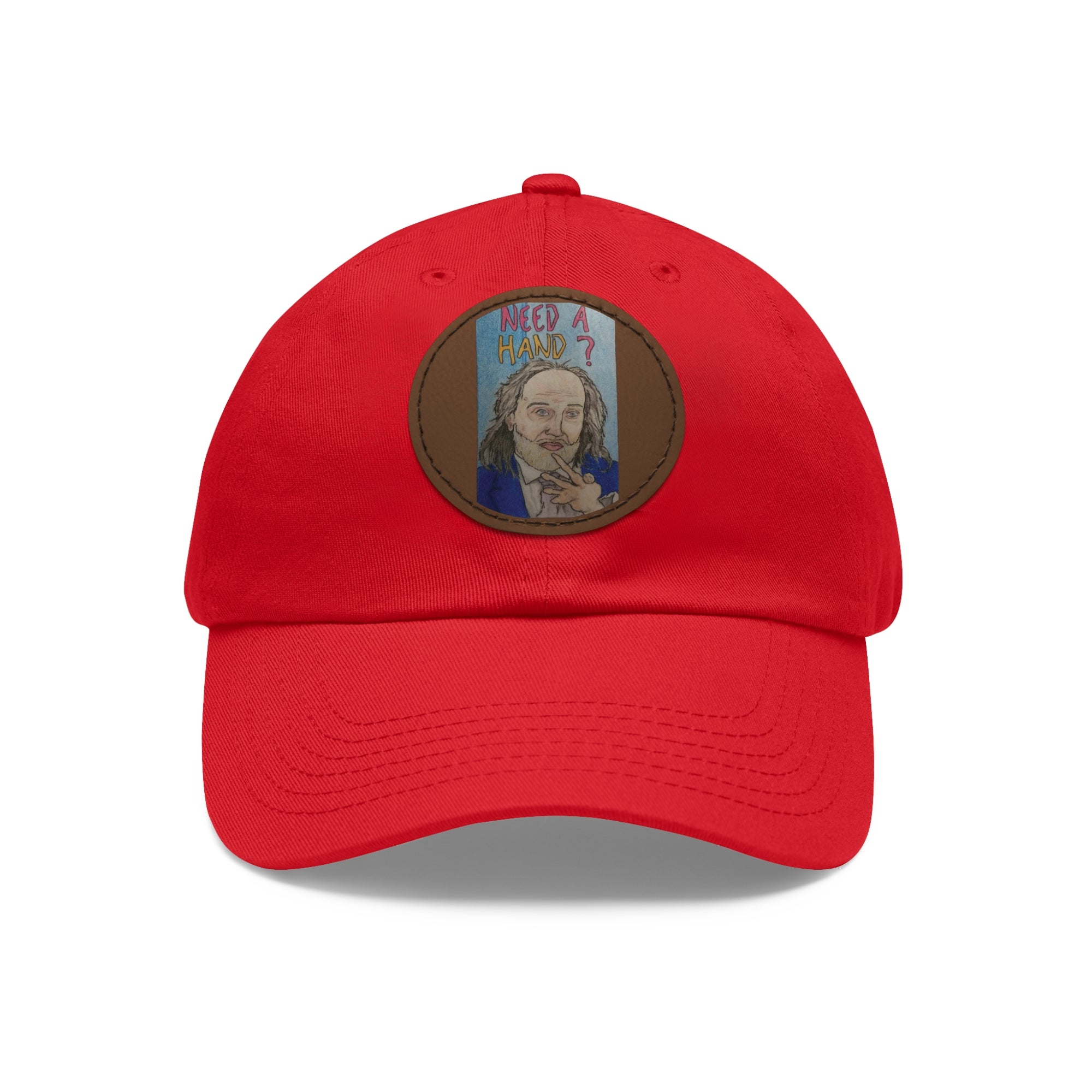 Need a Hand? | Dad Hat with Leather Patch