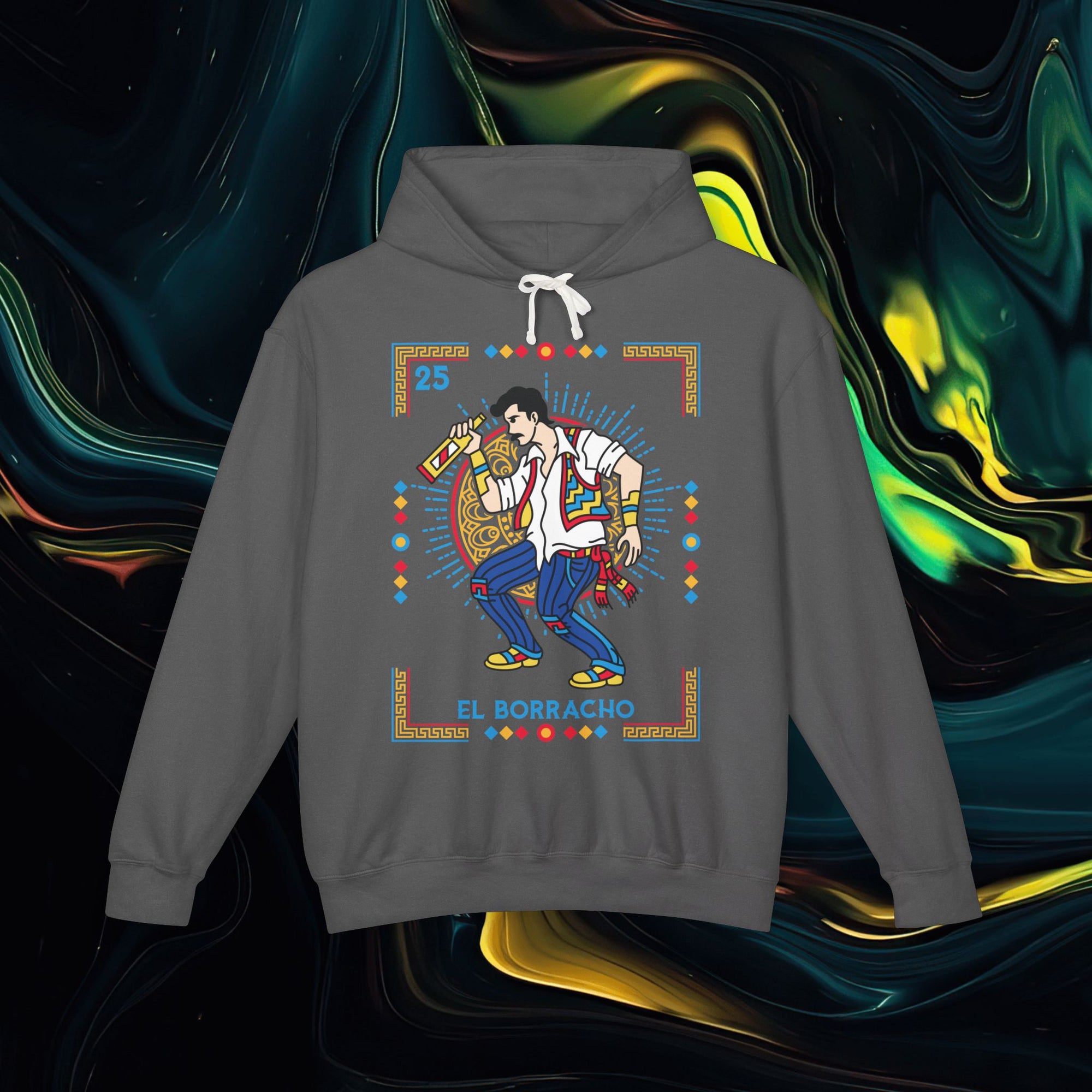 Borracho | Comfort Colors 1467 | Unisex Lightweight Hooded Sweatshirt