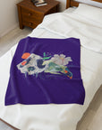 Beautifully Dead | Cozy Velveteen Throw for Home Decor