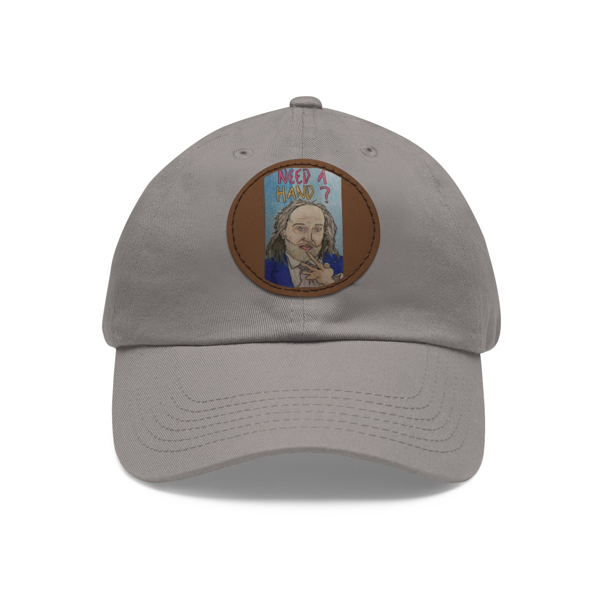 Need a Hand? | Dad Hat with Leather Patch