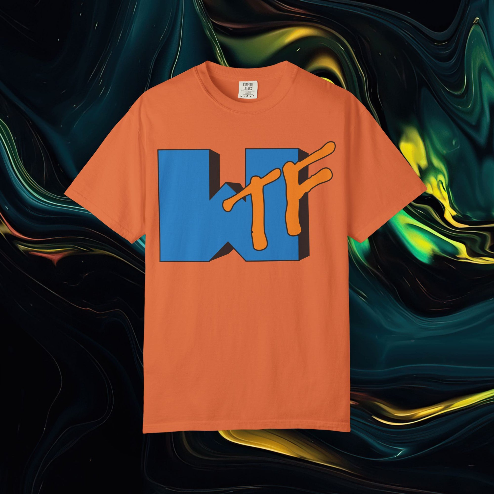Wtf | Comfort Colors C1717 | Unisex Garment-Dyed T-shirt