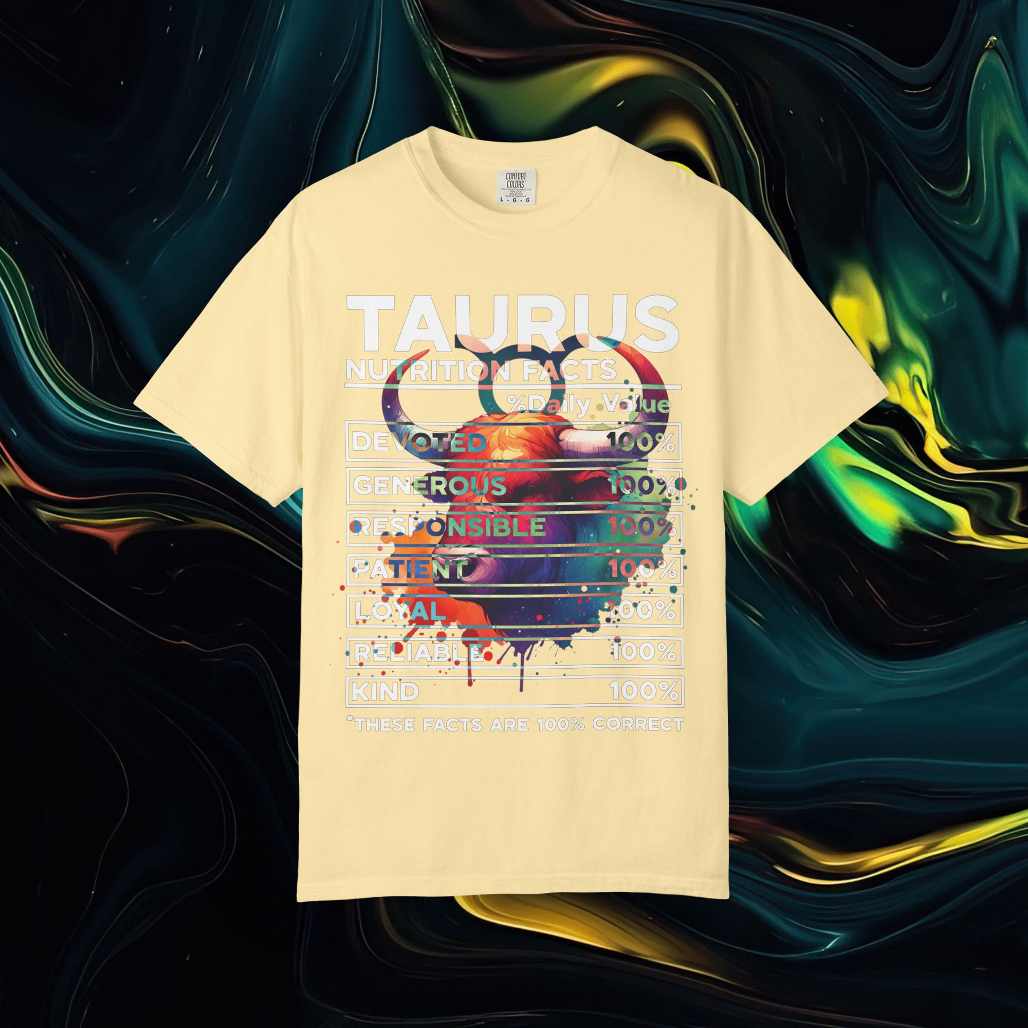 Taurus | Comfort Colors C1717 | Unisex Garment-Dyed T-shirt