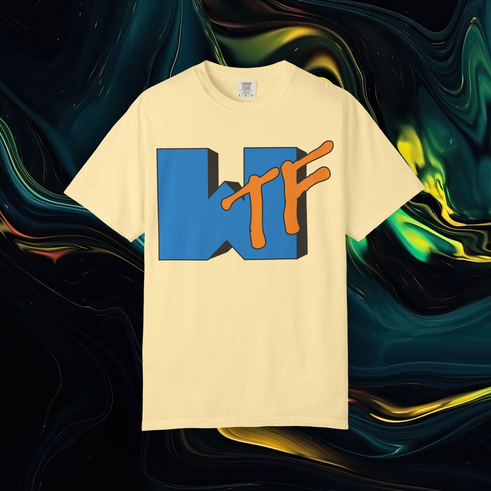 Wtf | Comfort Colors C1717 | Unisex Garment-Dyed T-shirt