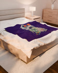 Beautifully Dead | Cozy Velveteen Throw for Home Decor