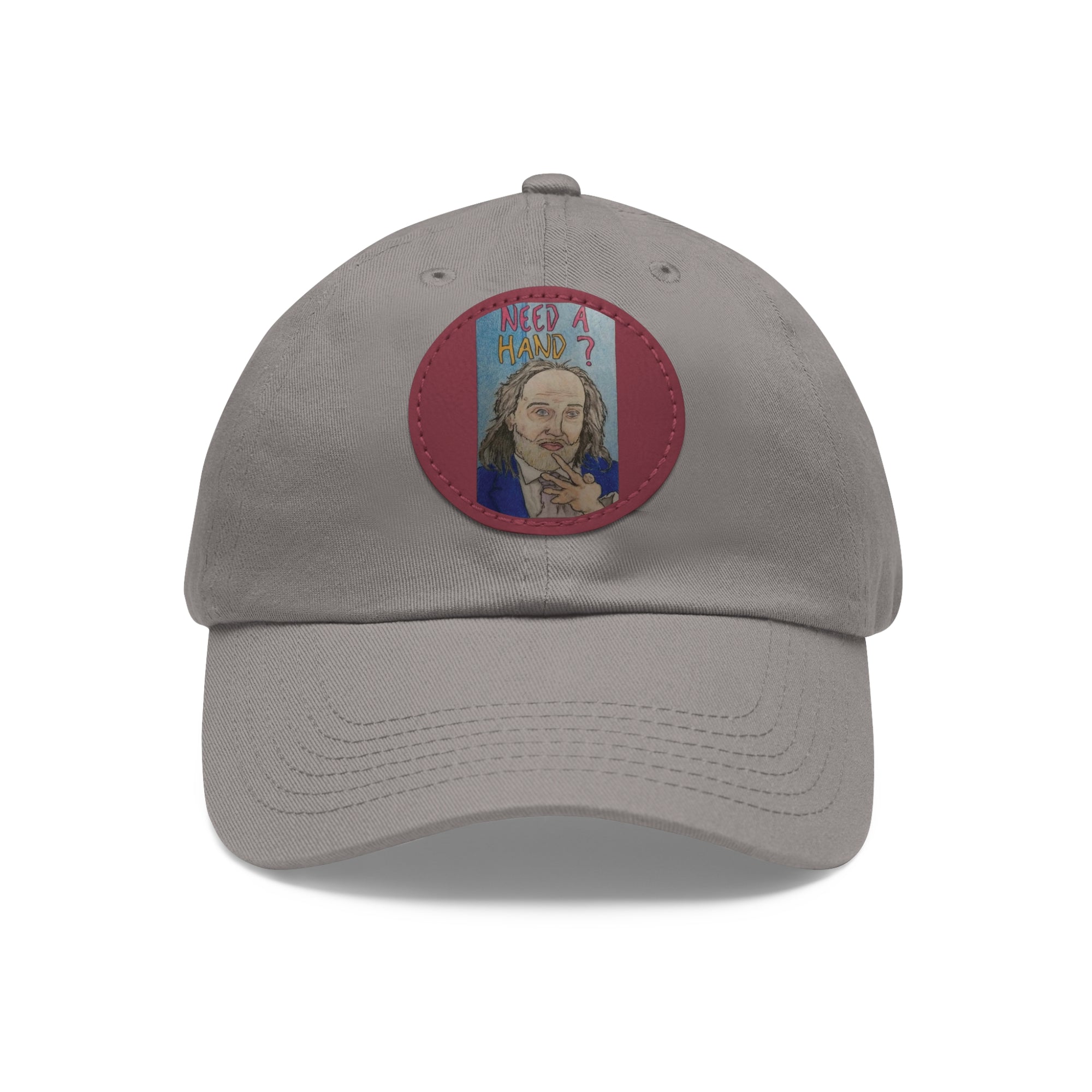 Need a Hand? | Dad Hat with Leather Patch