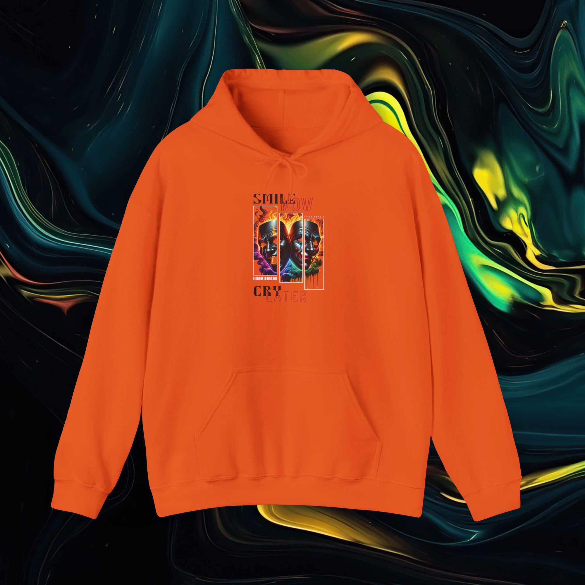 Smile Now Cry Later | Gildan 18500 | Unisex Heavy Blend™ Hooded Sweatshirt