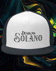 Solano Designs | Embroidered 5 Panel Trucker Cap - Trendy Casual Hat for Everyday Wear