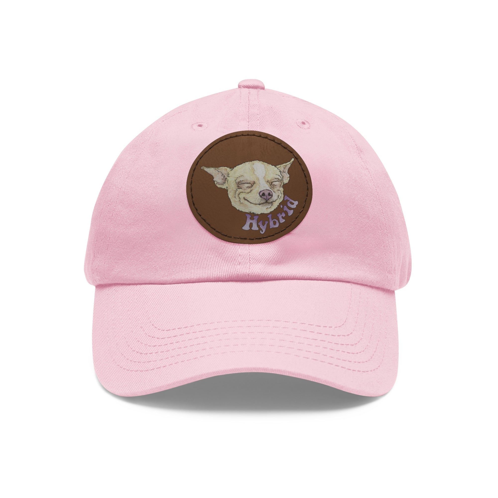 Hybrid | Dad Hat with Leather Patch