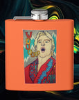 Wooo | Stainless Steel Flask - 6oz Hip Flask for Parties & Celebrations