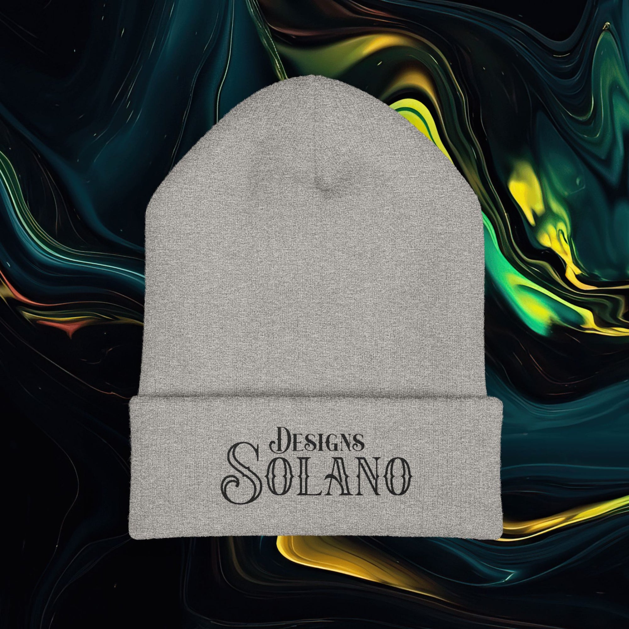 Solano Designs | Classic Embroidered Cuffed Beanie - Stylish Streetwear Accessory