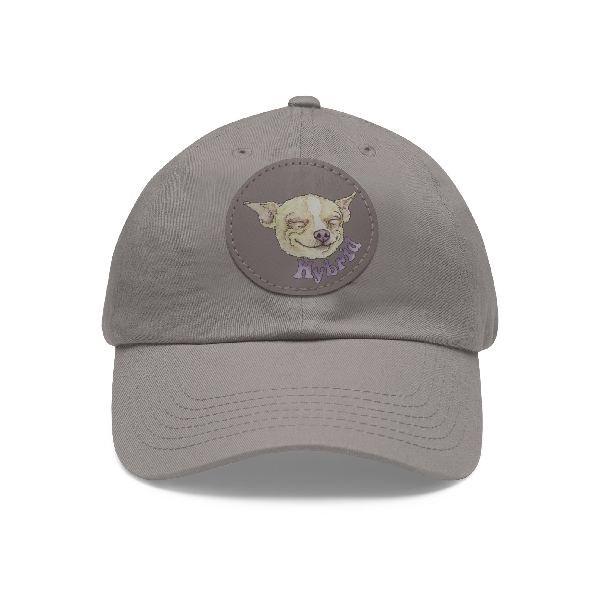 Hybrid | Dad Hat with Leather Patch