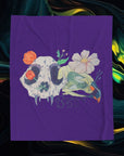 Beautifully Dead | Cozy Velveteen Throw for Home Decor