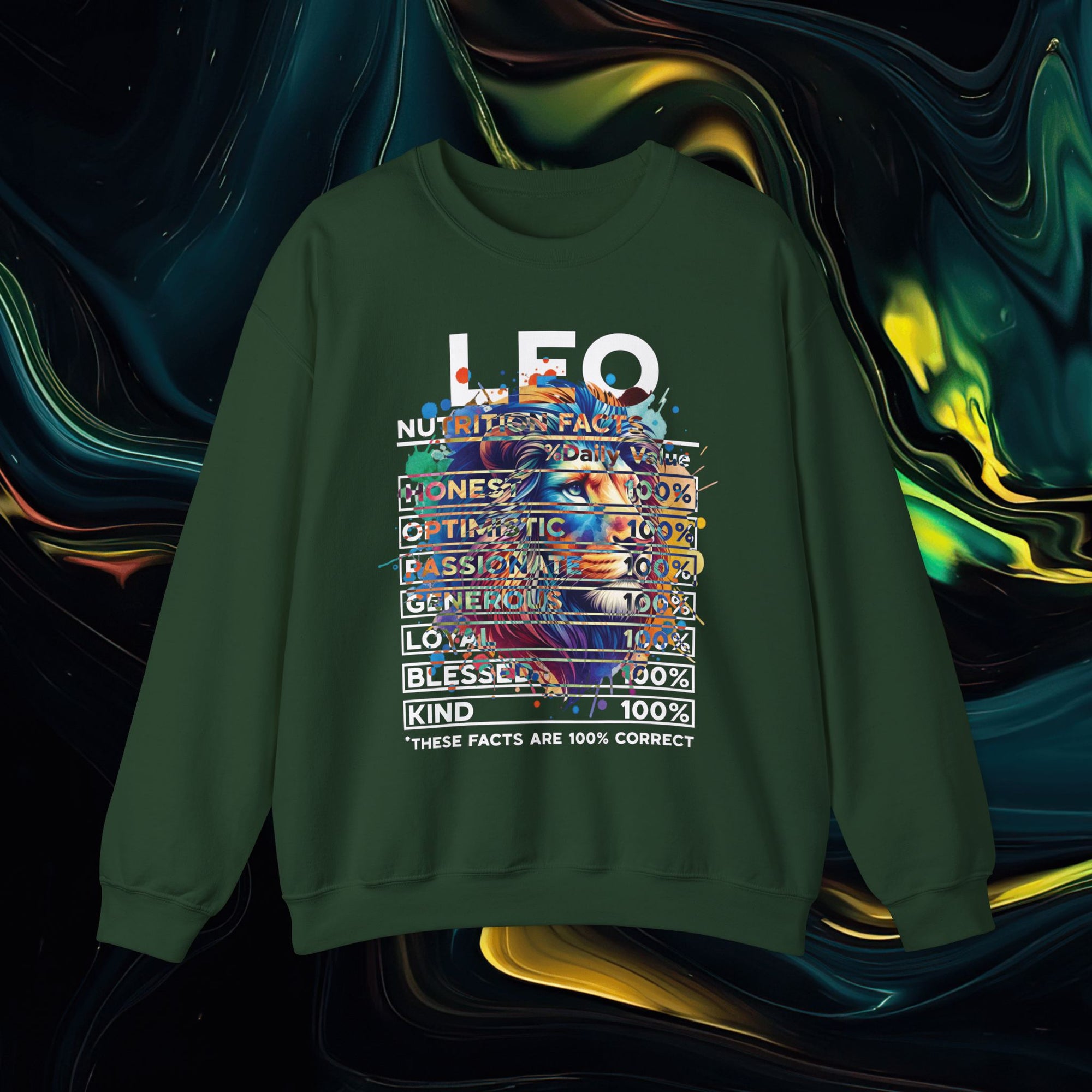 Leo | Gildan 18000 | Unisex Heavy Blend™ Crewneck Sweatshirt