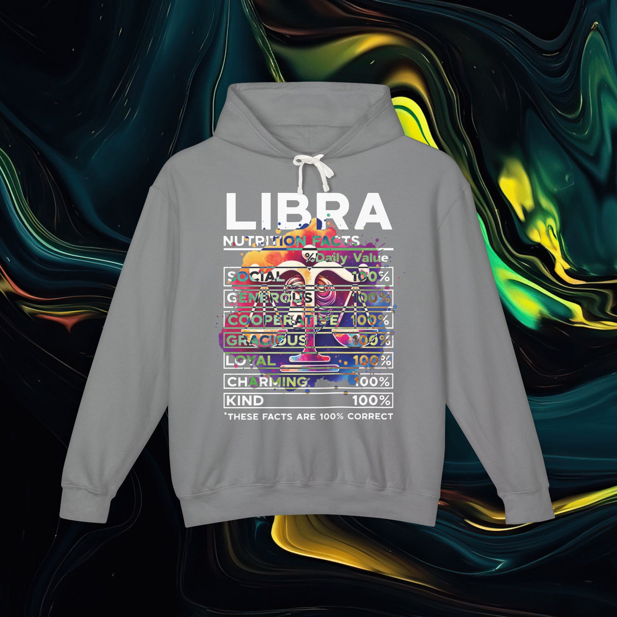 Libra | Comfort Colors 1467 | Unisex Lightweight Hooded Sweatshirt