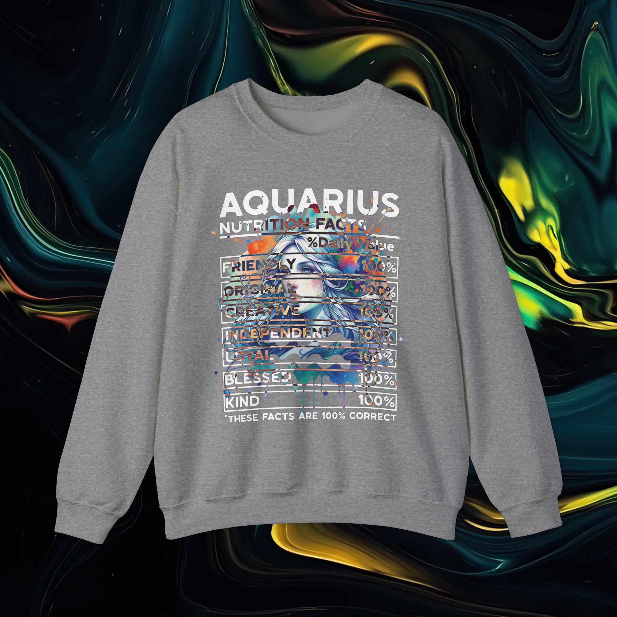 Aquarius | Gildan 18000 | Unisex Heavy Blend™ Crewneck Sweatshirt