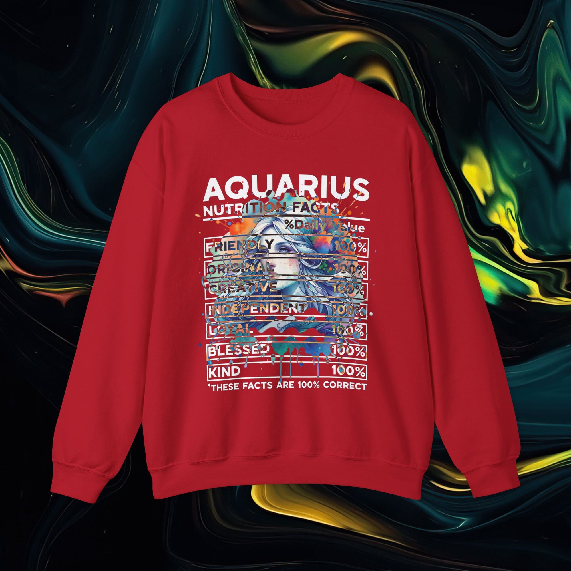 Aquarius | Gildan 18000 | Unisex Heavy Blend™ Crewneck Sweatshirt